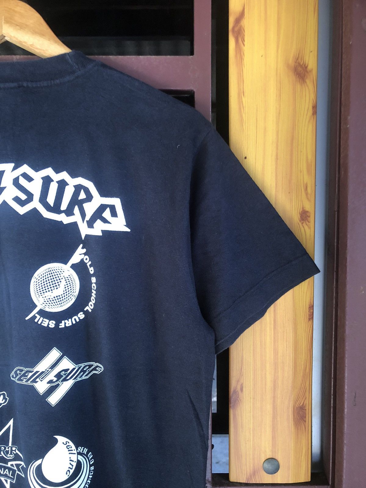 Japanese Brand 🔥Vintage 90s🔥Old School Seil Surf Crew Tshirts Size US M / EU 48-50 / 2 - 15 Thumbnail