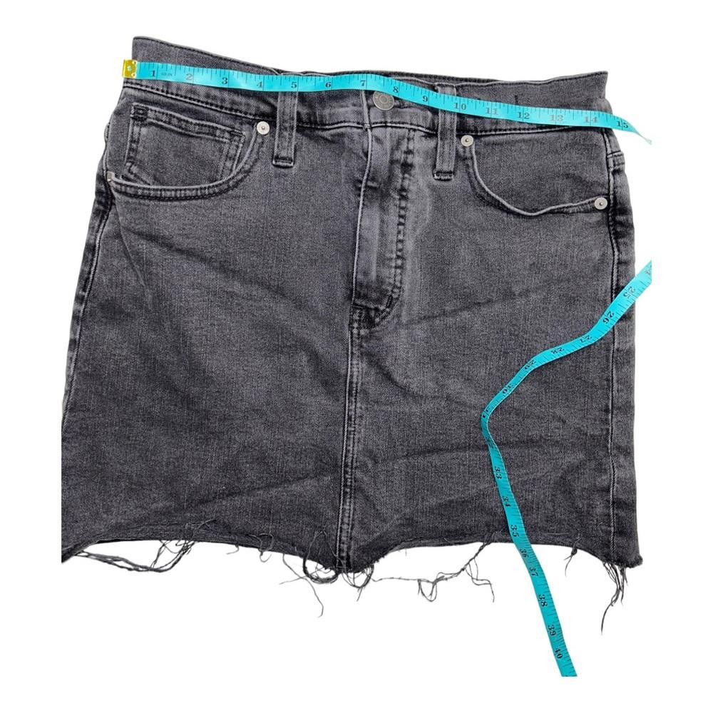 Madewell Madewell l Stretch Denim Straight Black Skirt Size 28 Size 28" / US 6 / IT 42 - 5 Thumbnail