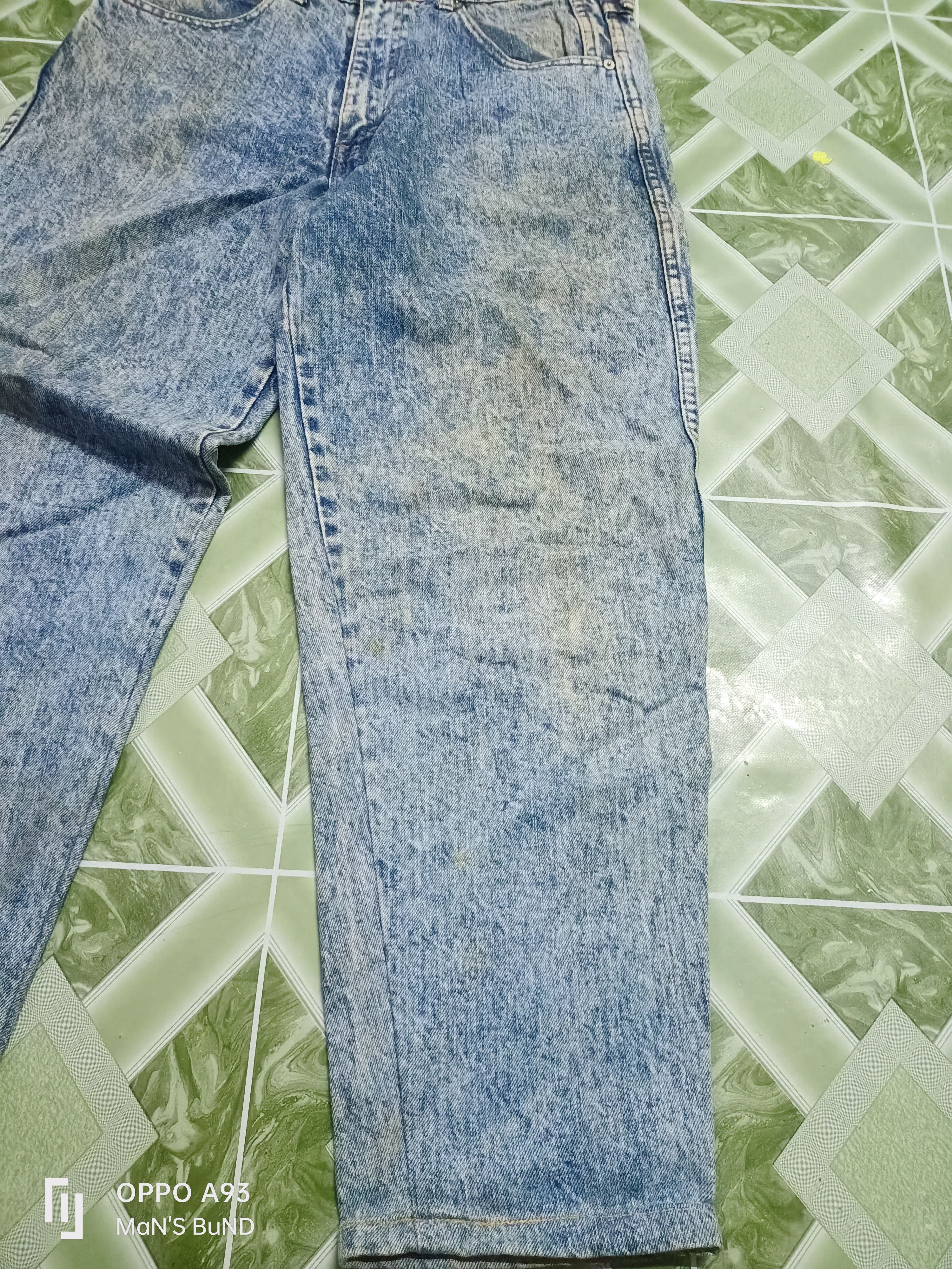 Levi's Vintage Clothing Distressed Levi's Acid Wash Size US 33 - 7 Thumbnail