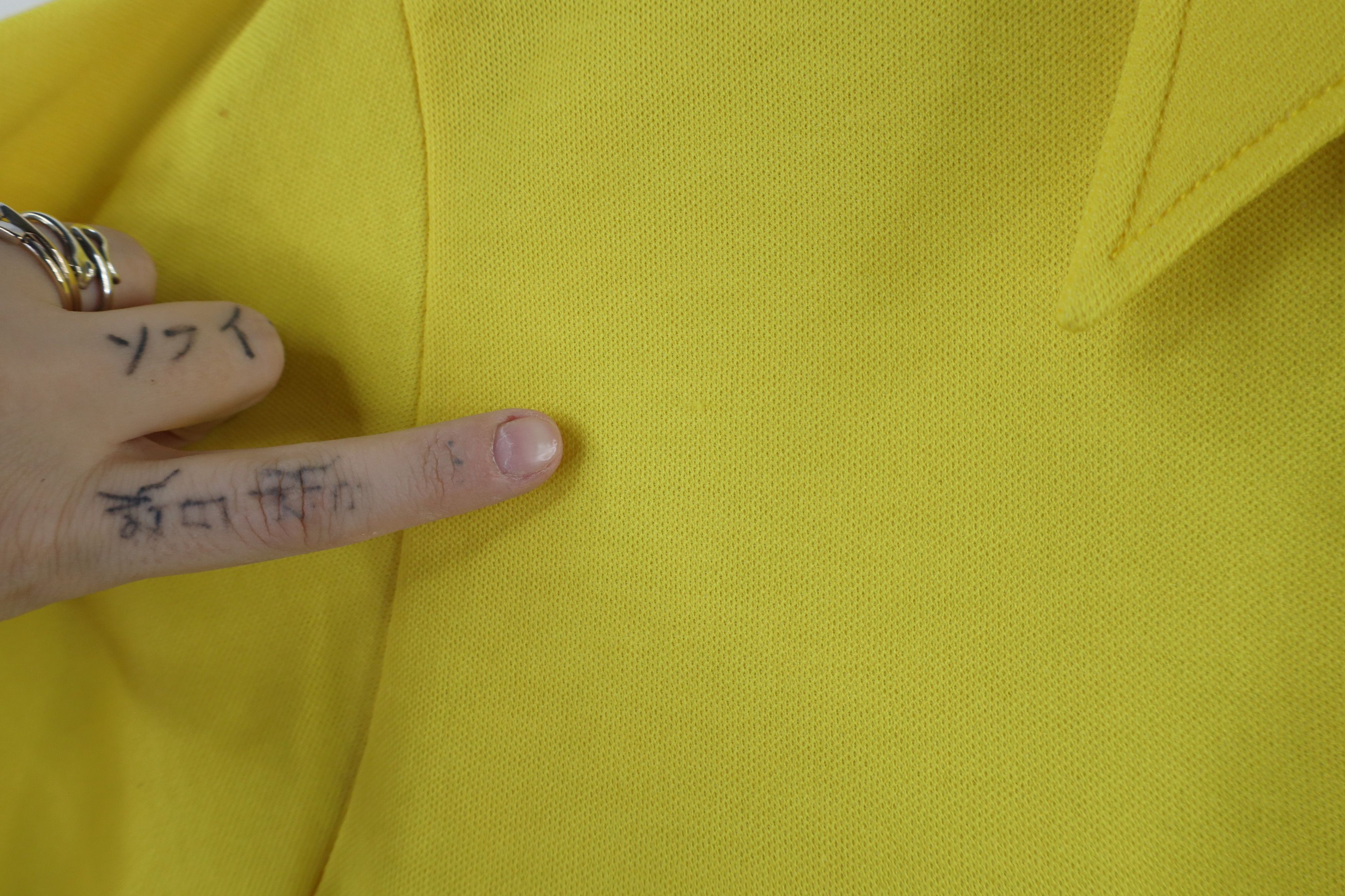 Vintage Vintage 60s 70s Streetwear Collared Pocket Polo Yellow USA Size US L / EU 52-54 / 3 - 6 Thumbnail