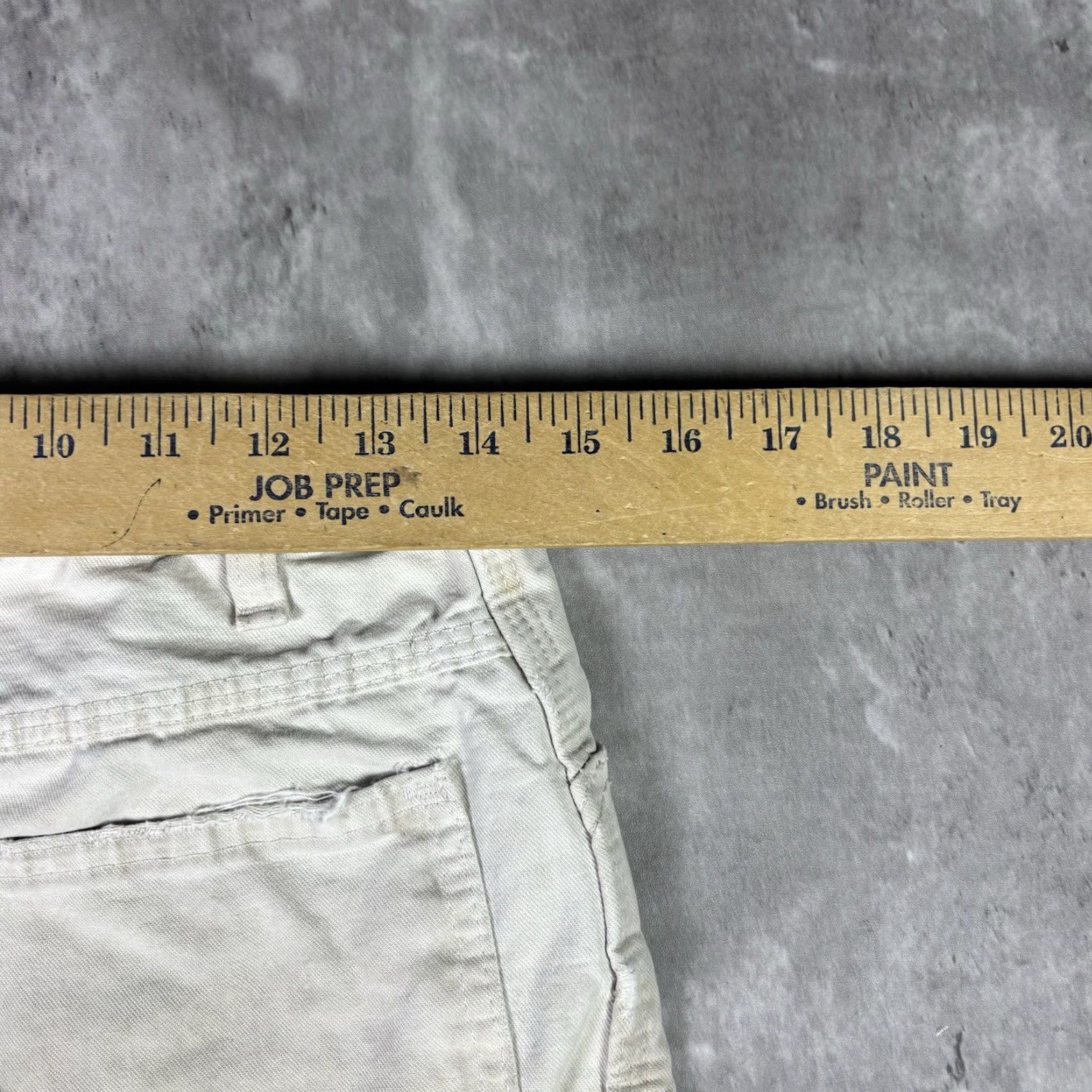 Dickies VINTAGE Dickies White Carpenter Pants Painter Capris 28 Workwear Mens Size US 28 / EU 44 - 3 Thumbnail
