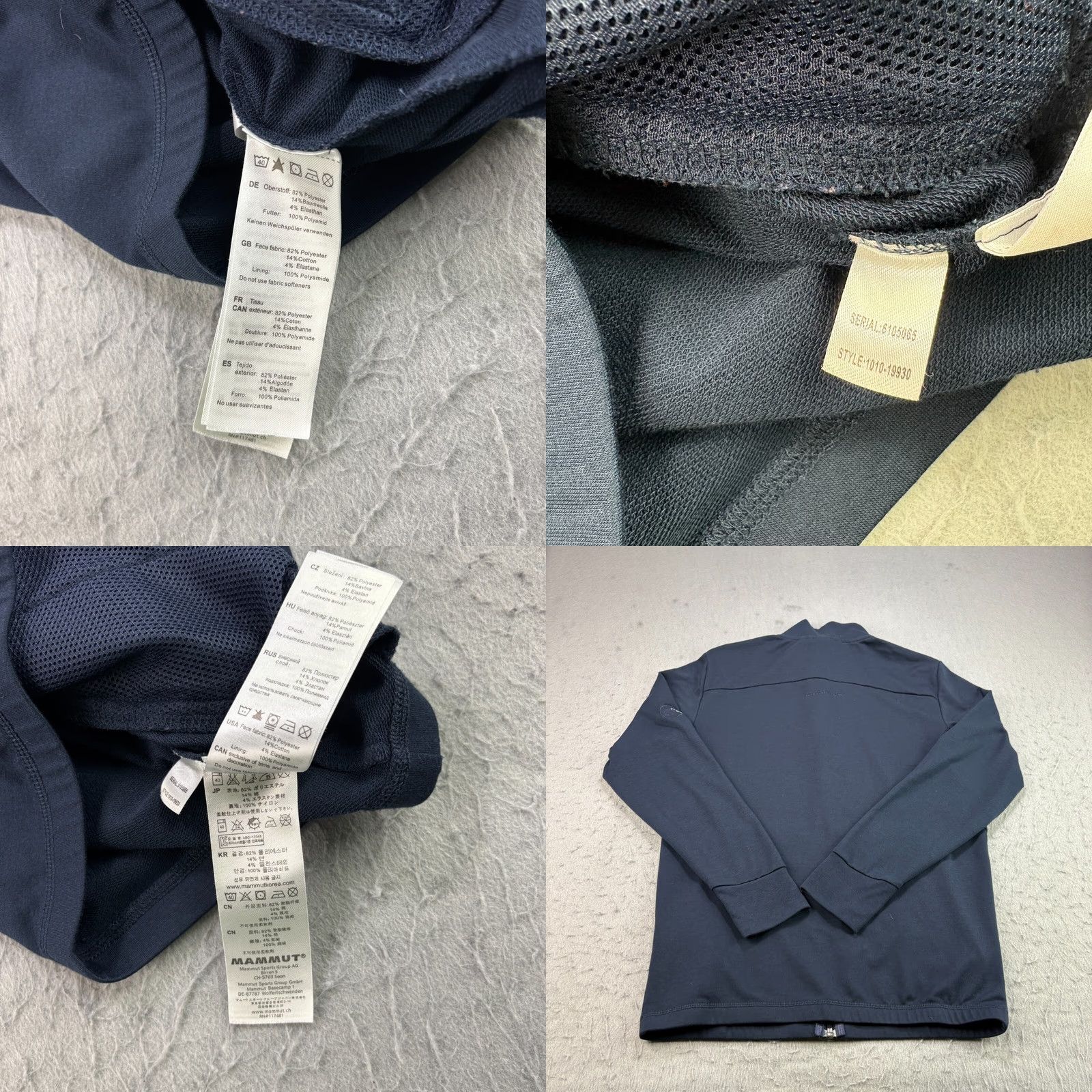 Mammut Mammut Jacket Womens S Blue Midlayer Full Zip Outdoor Stretch Size S / US 4 / IT 40 - 8 Thumbnail