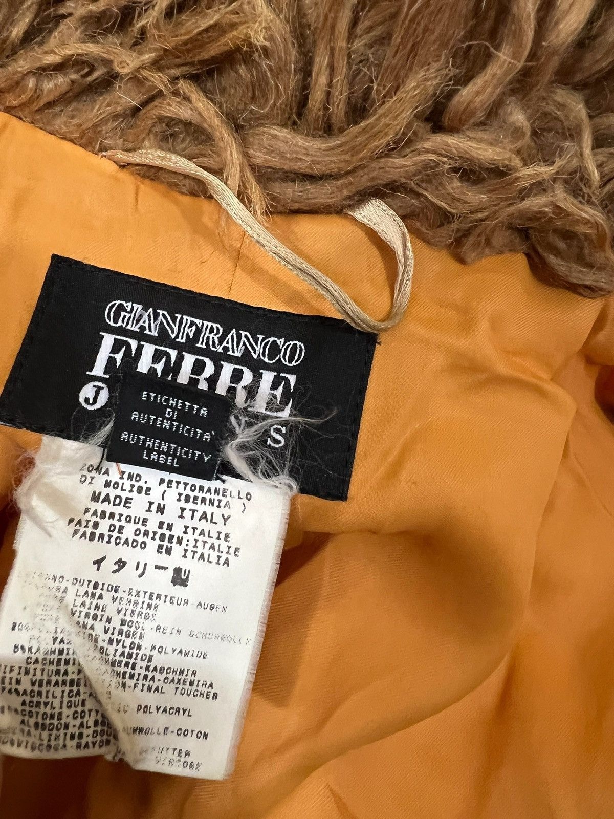 Gianfranco Ferre Gianfranco Ferre Jeans Vintage Orange Coat Size M Size M / US 6-8 / IT 42-44 - 8 Thumbnail