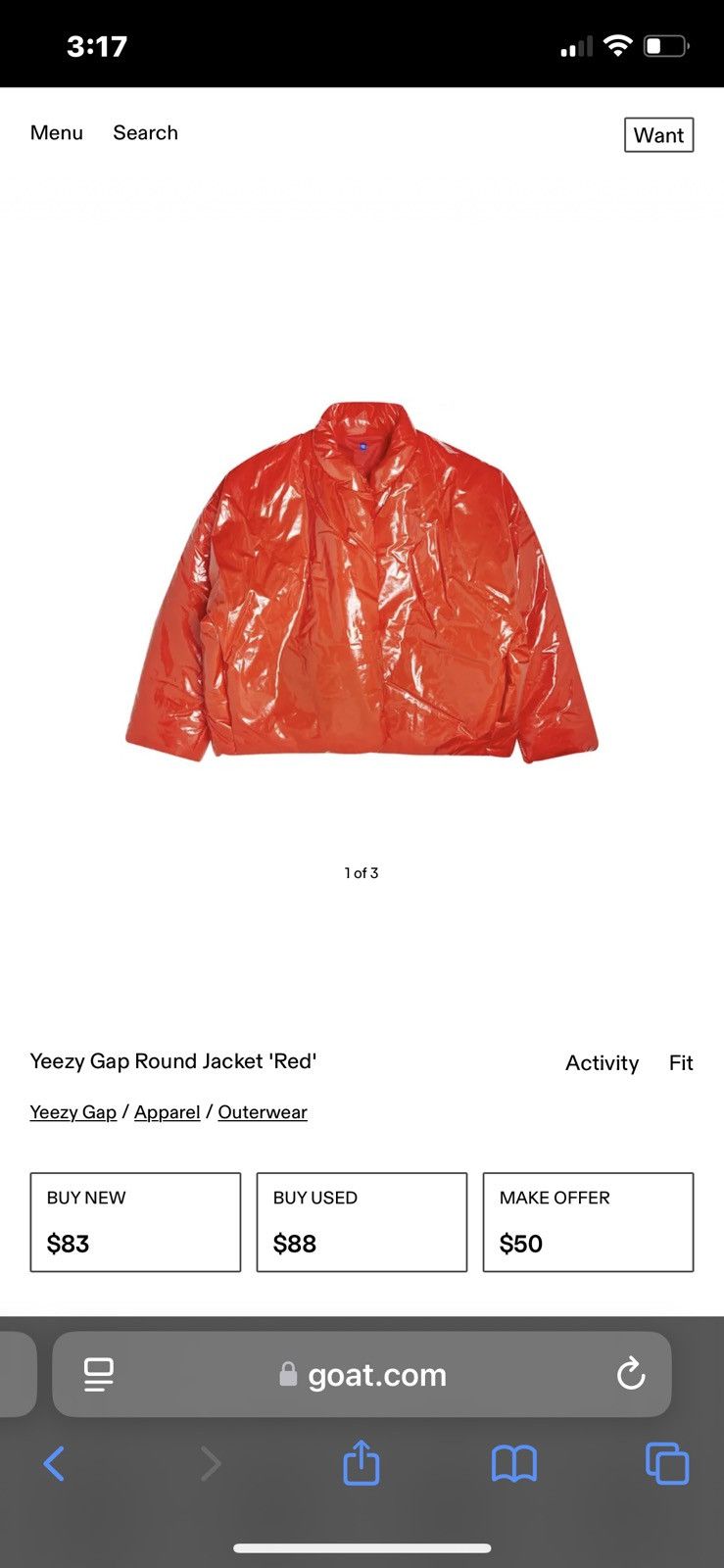 Gap Yzy Gap Round Coat Size US L / EU 52-54 / 3 - 1 Thumbnail