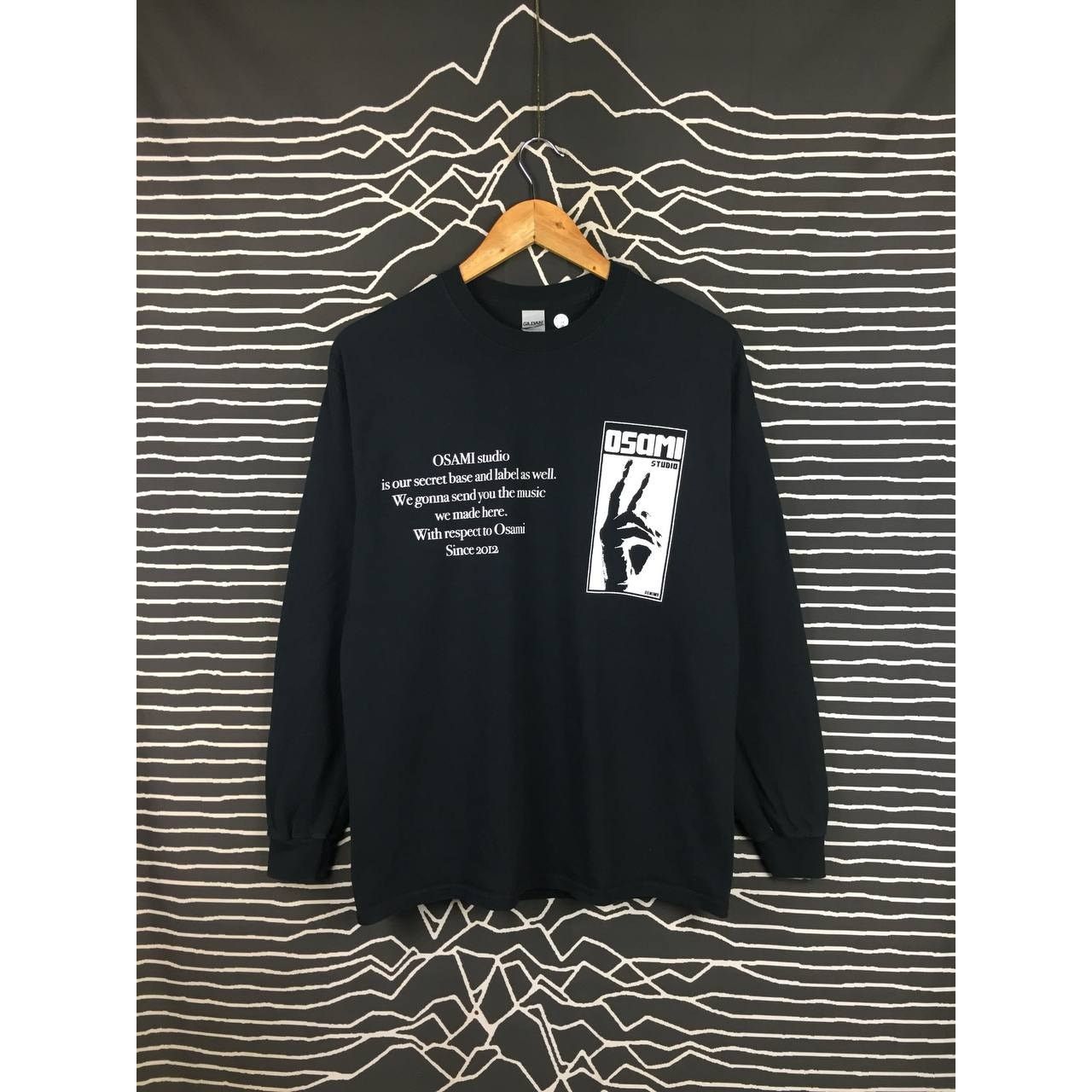 Band Tees × Gildan × Japanese Brand Denims Japanese Rock Band Osami Studio Long Sleeve Tee Size US M / EU 48-50 / 2 - 2 Thumbnail