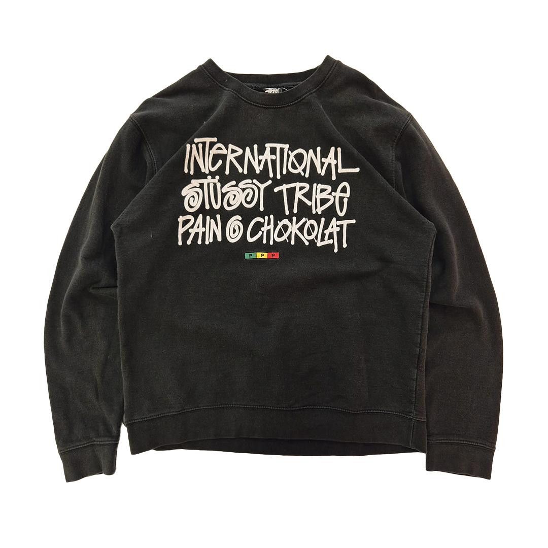 Stussy Stussy x Pain o Chokolat Black Sweater (M) Size US M / EU 48-50 / 2 - 1 Thumbnail