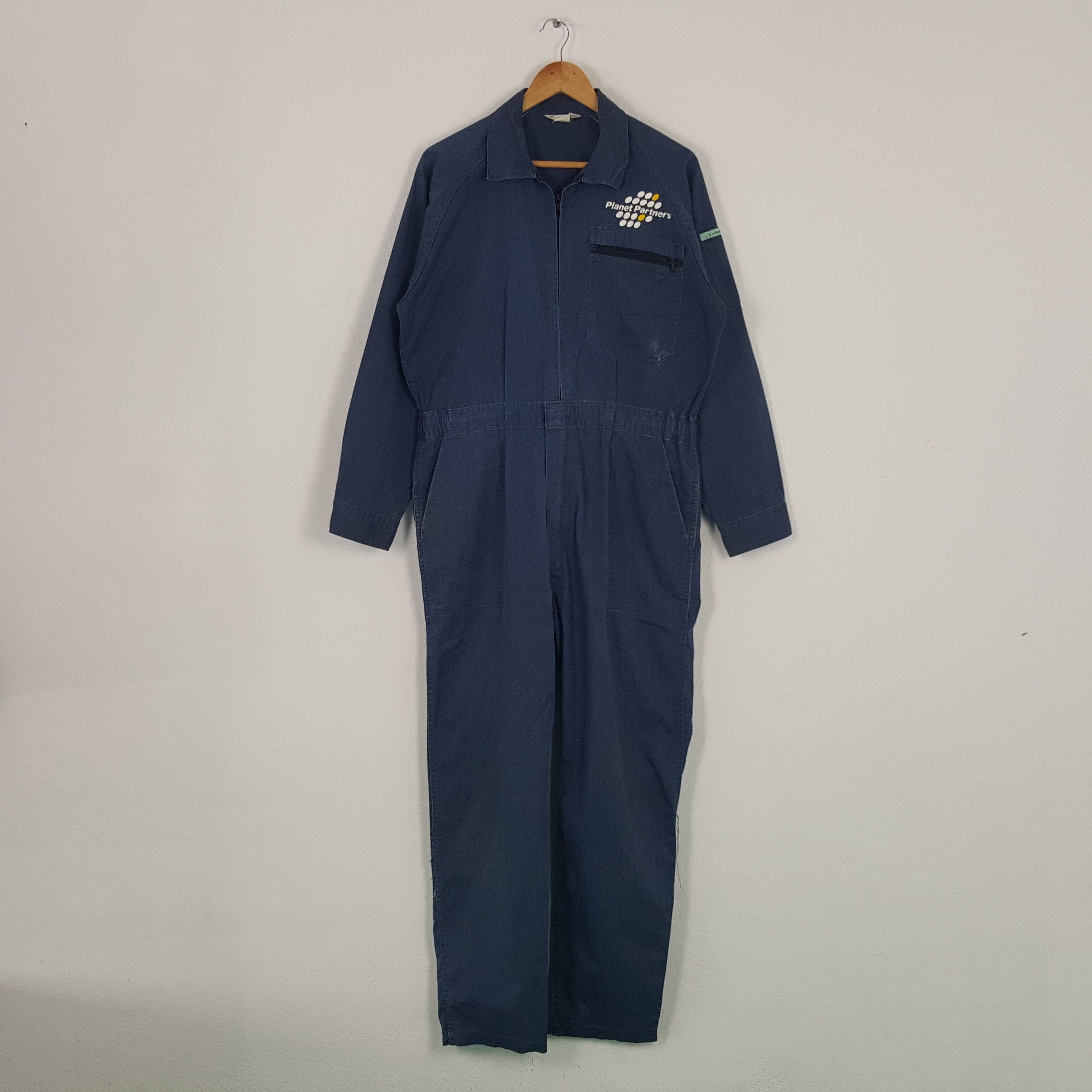 Japanese Brand × Vintage Vintage Planet Partner's Japanese Brand Coverall Jacket Size US L / EU 52-54 / 3 - 3 Thumbnail