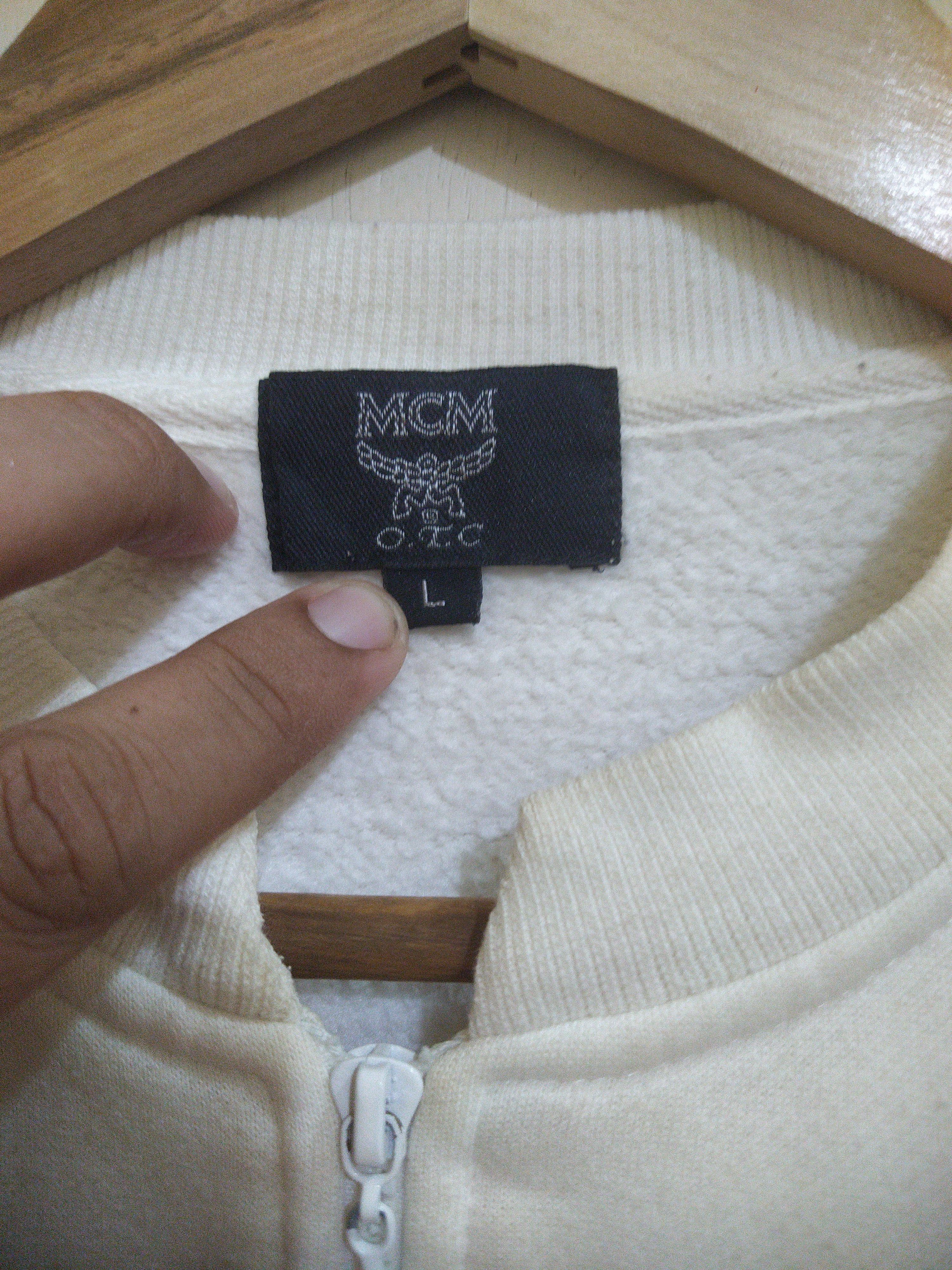 MCM MCM München Logo Quarter-Zip Sweatshirt Size US M / EU 48-50 / 2 - 5 Thumbnail