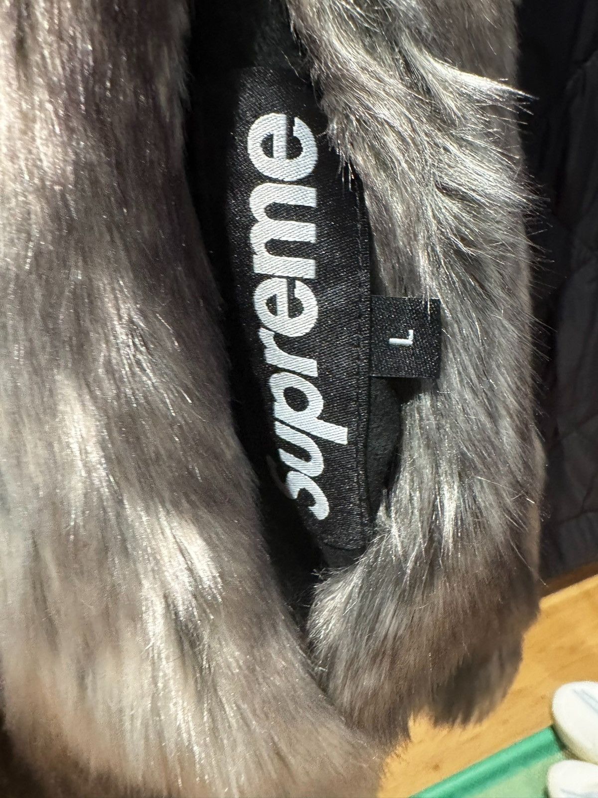 Supreme Supreme Faux Fur Reversible Hooded Jacket Size US L / EU 52-54 / 3 - 7 Thumbnail