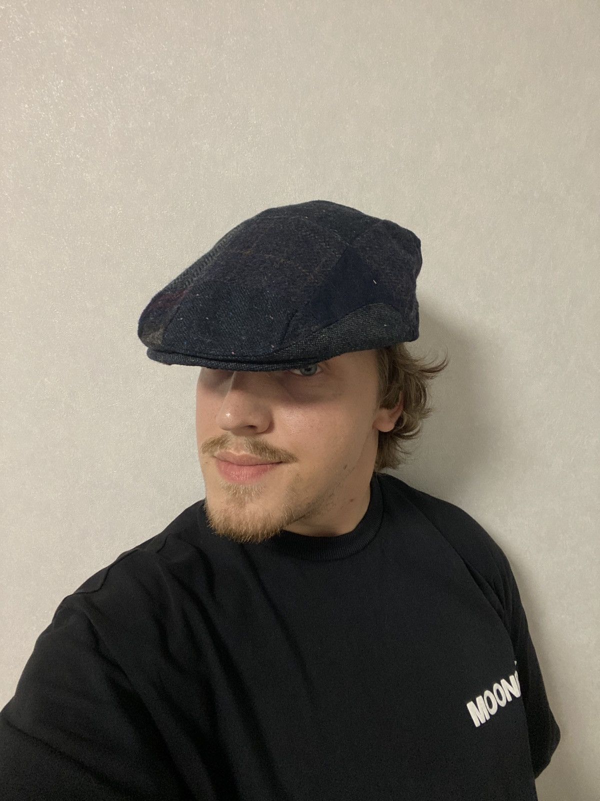 Barbour Barbour Tweed Wool Patchwork Cap Flat Hat Size: L Size ONE SIZE - 2 Thumbnail