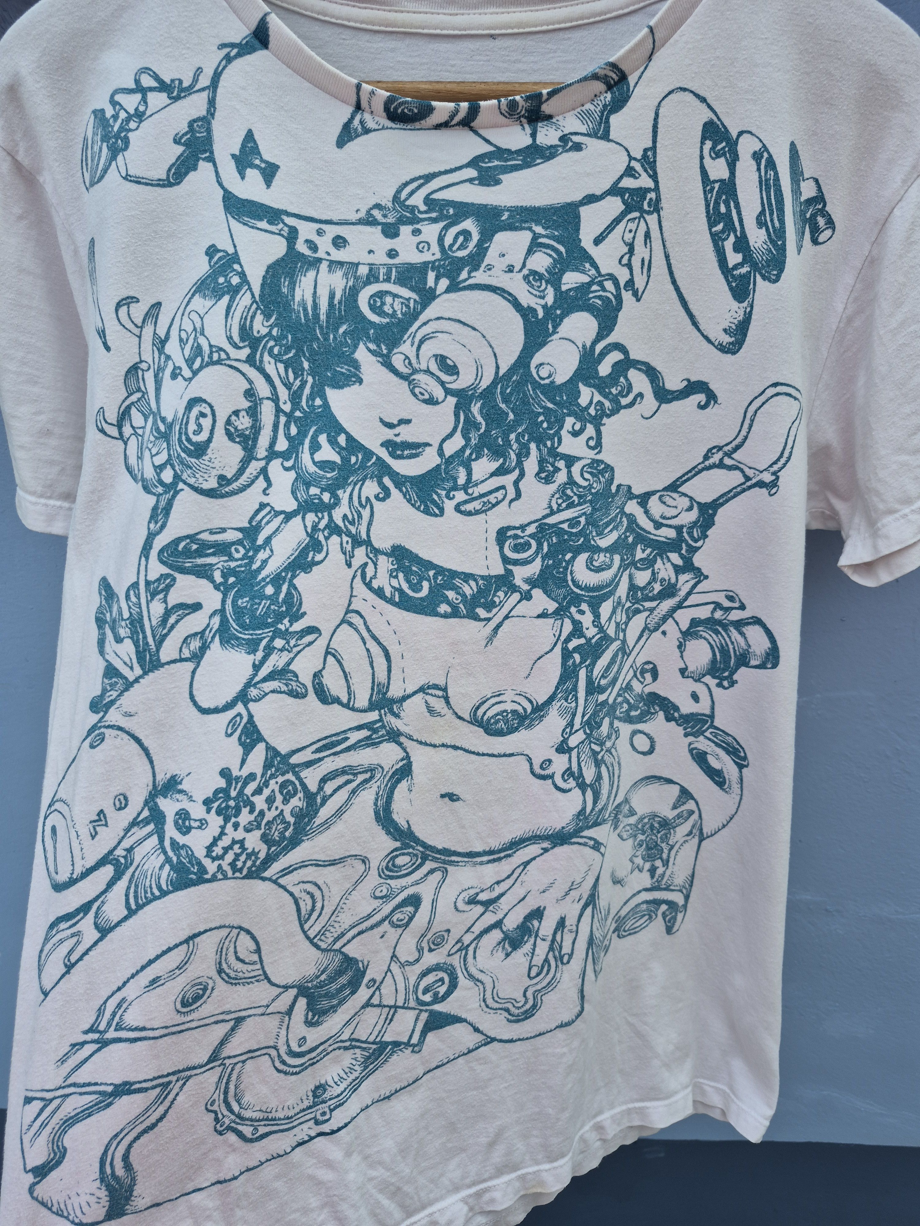Japanese Brand 🔥 Japanese Anime Cartoon Cyborg Cyberpunk Tee Size US M / EU 48-50 / 2 - 4 Thumbnail