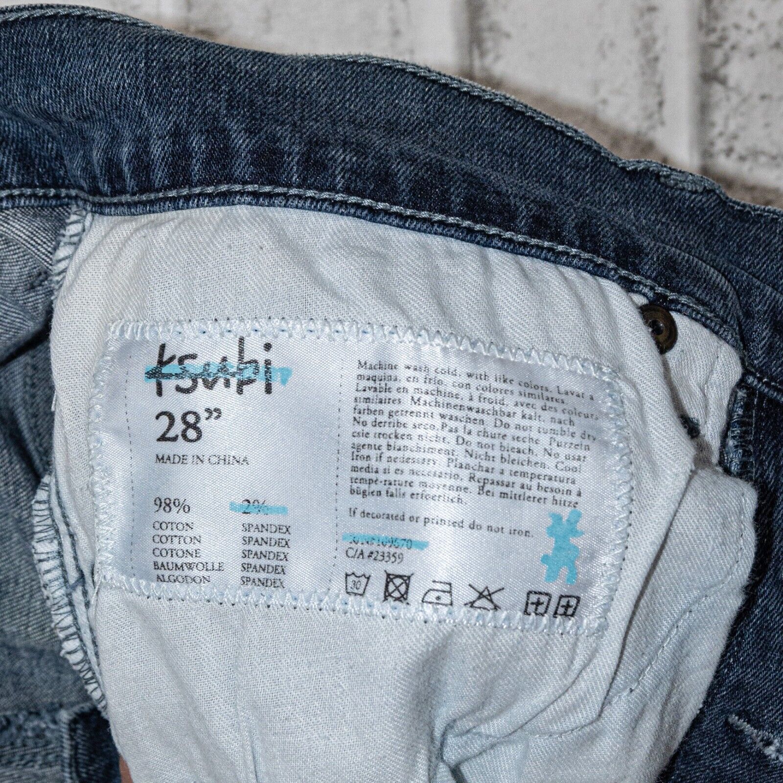 Ksubi KSUBI 28 Van Winkle ankle crop raw Skinny Jean Vasted Roadie Size 28" / US 6 / IT 42 - 3 Thumbnail