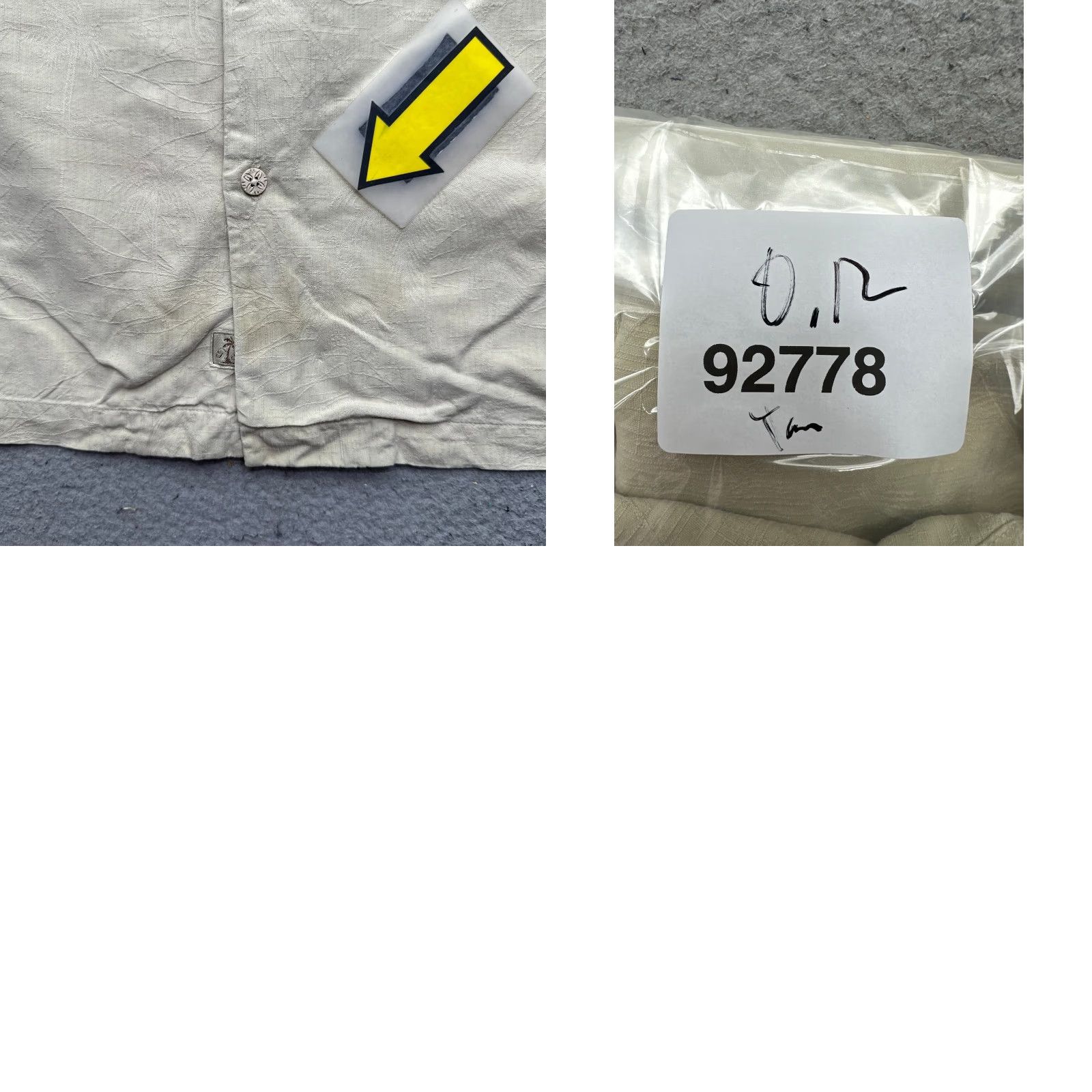 Tommy Bahama Tommy Bahama Button-Up Shirt Mens XXL Short Sleeve Pocket Beige Silk Size US XXL / EU 58 / 5 - 8 Thumbnail