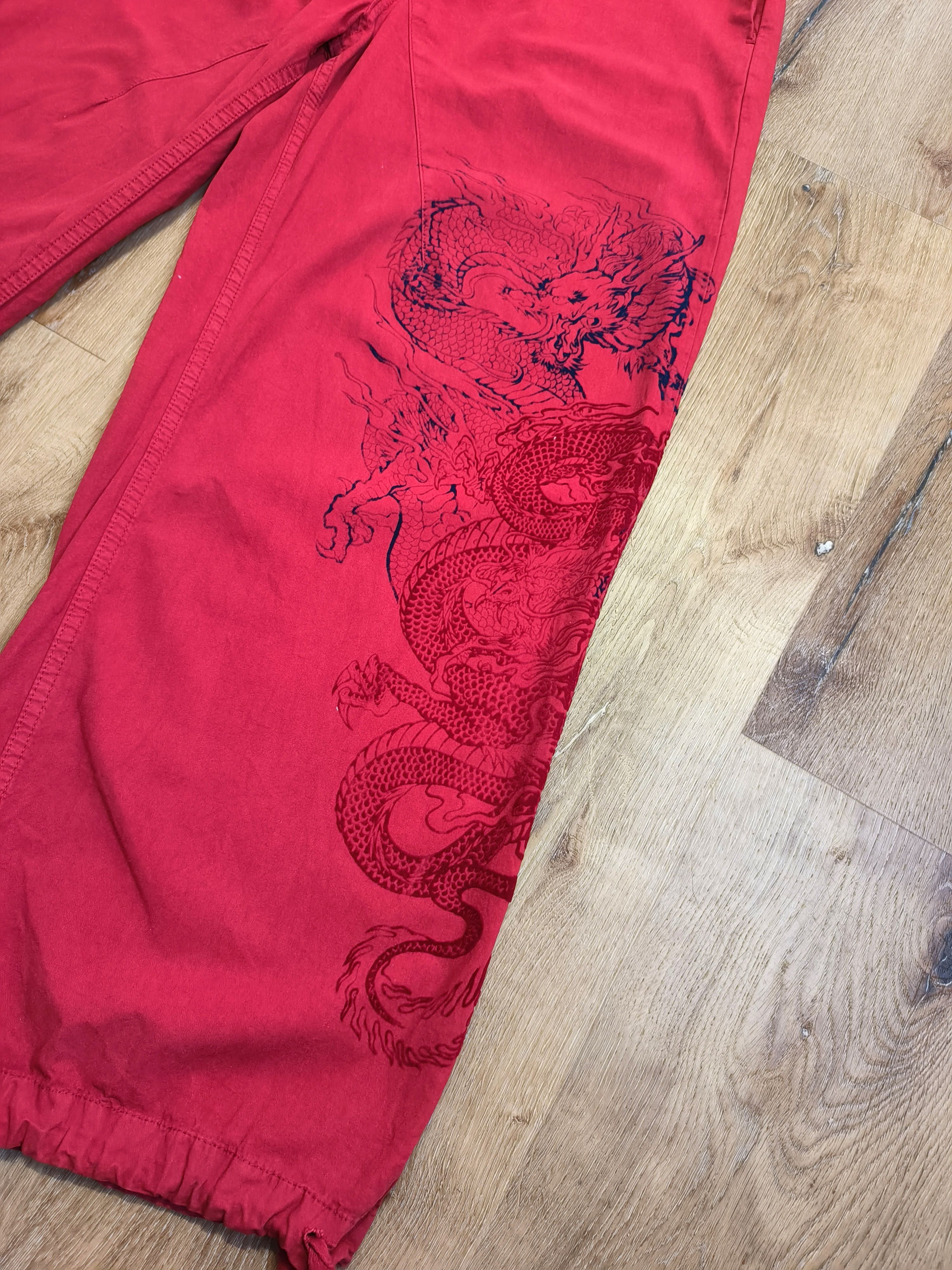 Jaded London Jaded London Baggy Pants Dragon Vintage Size US 34 / EU 50 - 2 Thumbnail
