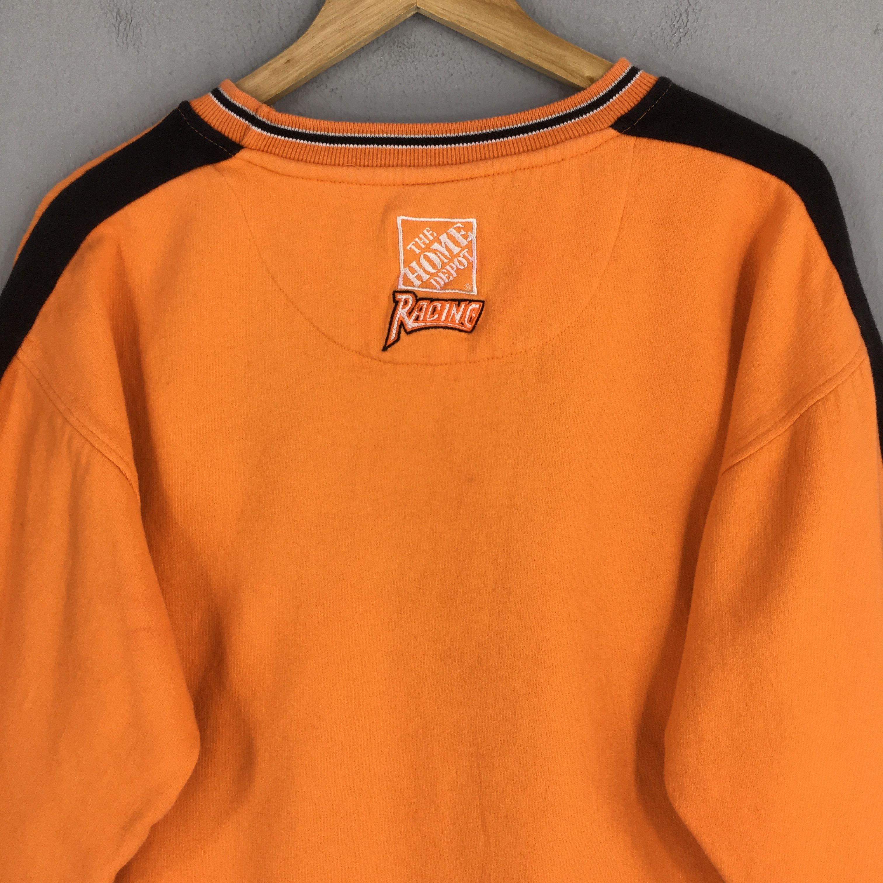 NASCAR × Vintage Vintage Nascar Tony Stewart 20 Orange Sweatshirt Large Size US L / EU 52-54 / 3 - 7 Thumbnail