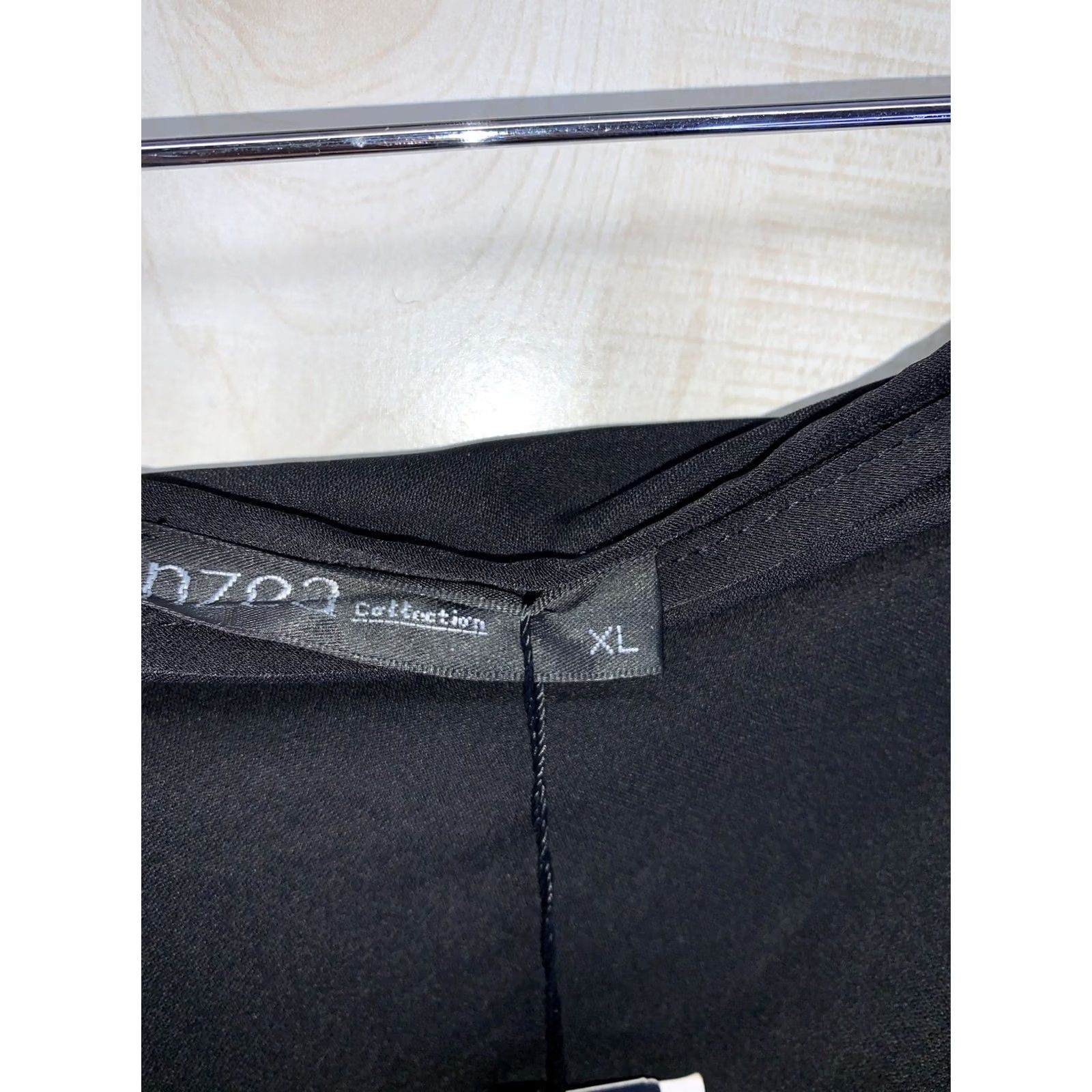 Vintage ZANZEA Black Asymmetrical Wide Leg Romper Jumpsuit Womens XL NWT-7003 Size 40" / US 18 - 4 Thumbnail