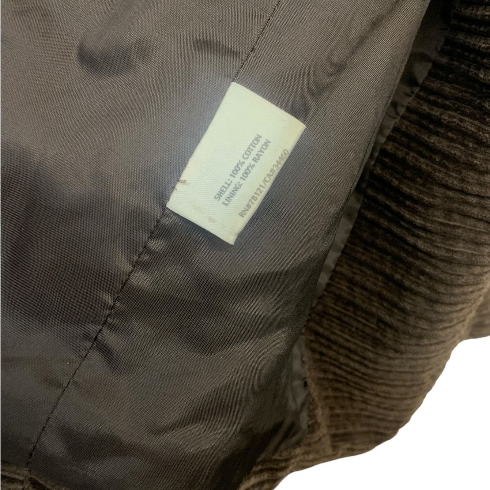 Eileen Fisher Eileen Fisher Corduroy Hoodie SZ L Brown Jacket Size L / US 10 / IT 46 - 4 Thumbnail