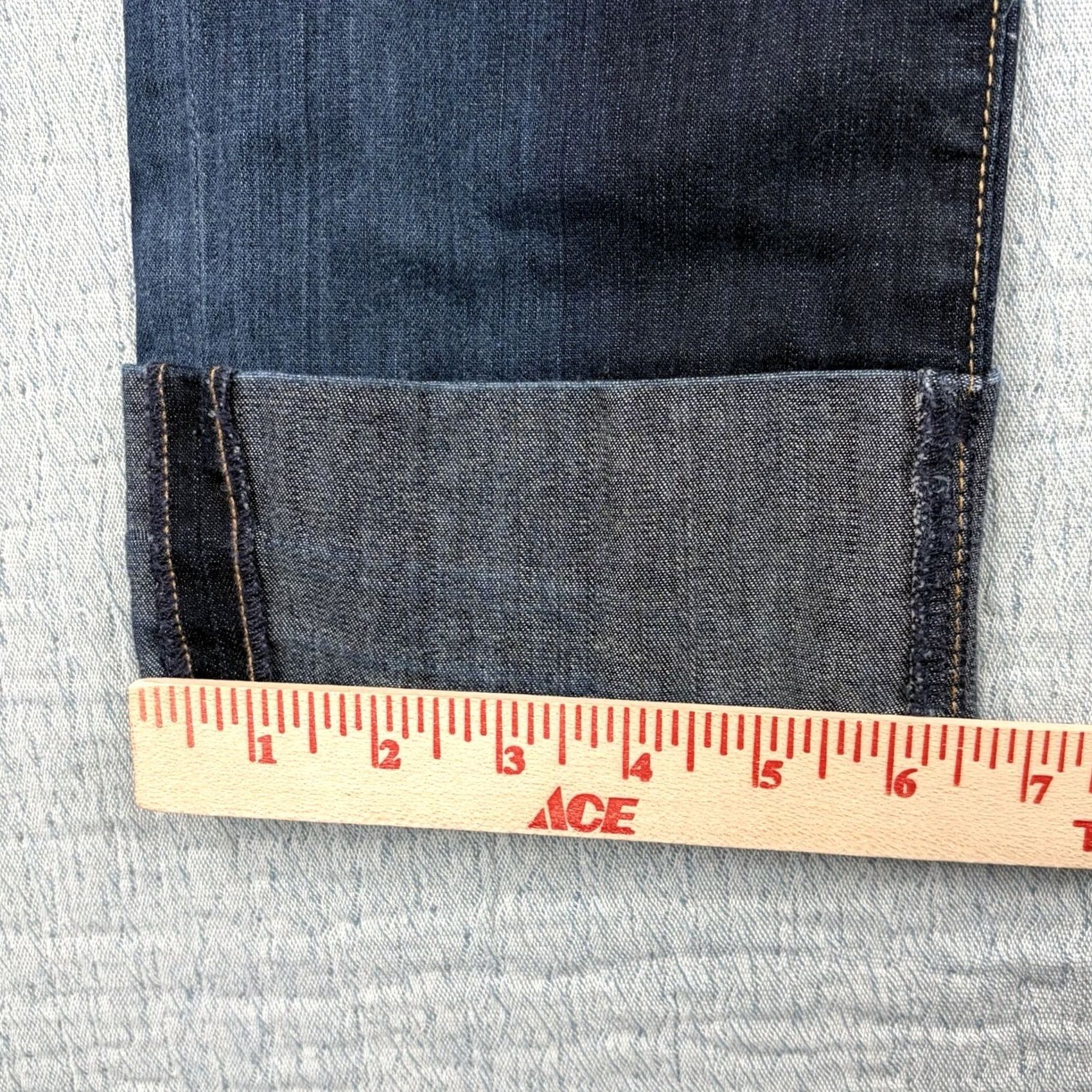 Citizens Of Humanity Citizens of Humanity Jeans Cropped Straight Leg Women's Size 30 Blue Denim Dark Wash Spandex Cotton Pockets Stretch Modern 90s** Size 30" / US 8 / IT 44 - 4 Thumbnail