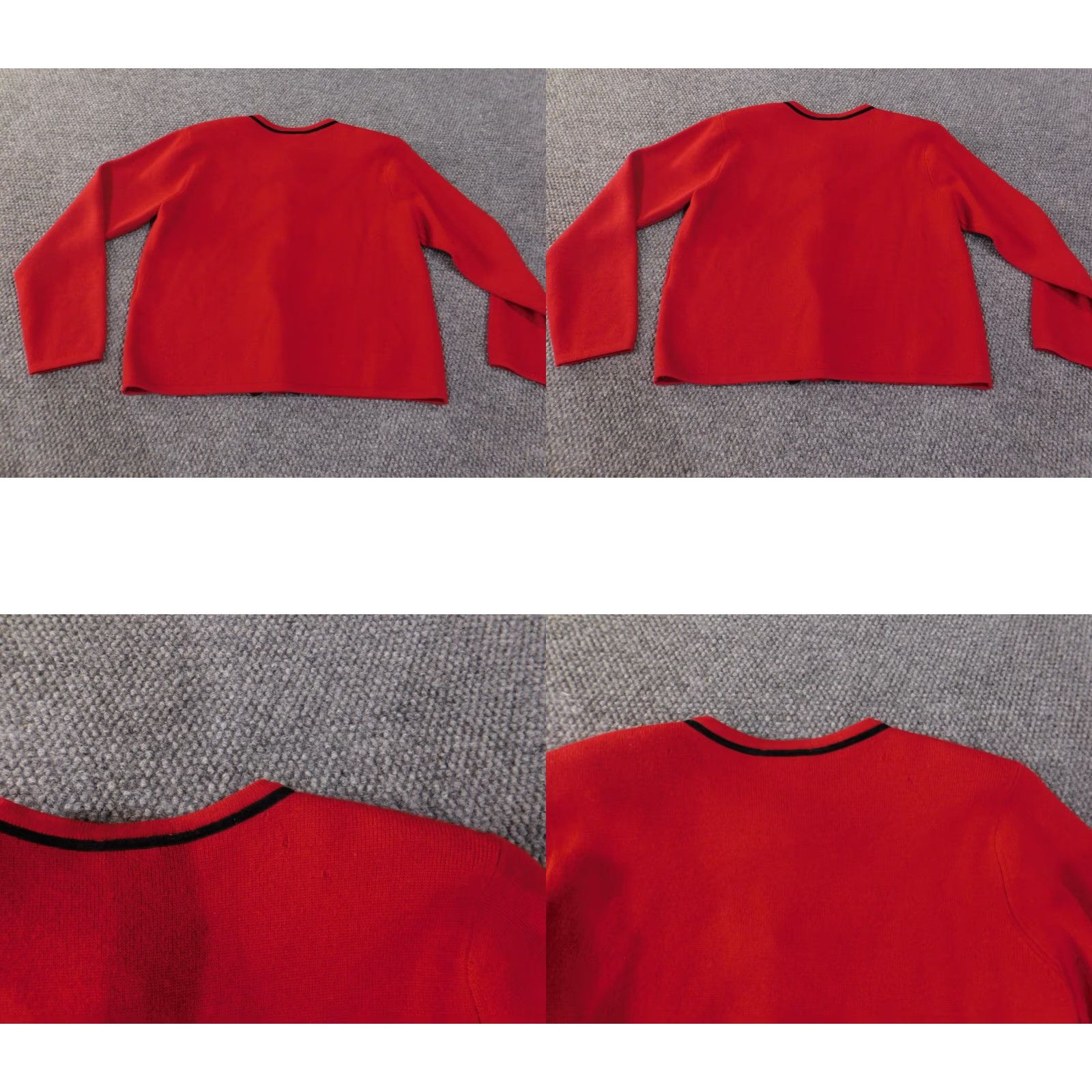 Talbots Talbots Sweater Medium red womens cardigan wool button knit business casual Size M / US 6-8 / IT 42-44 - 8 Thumbnail