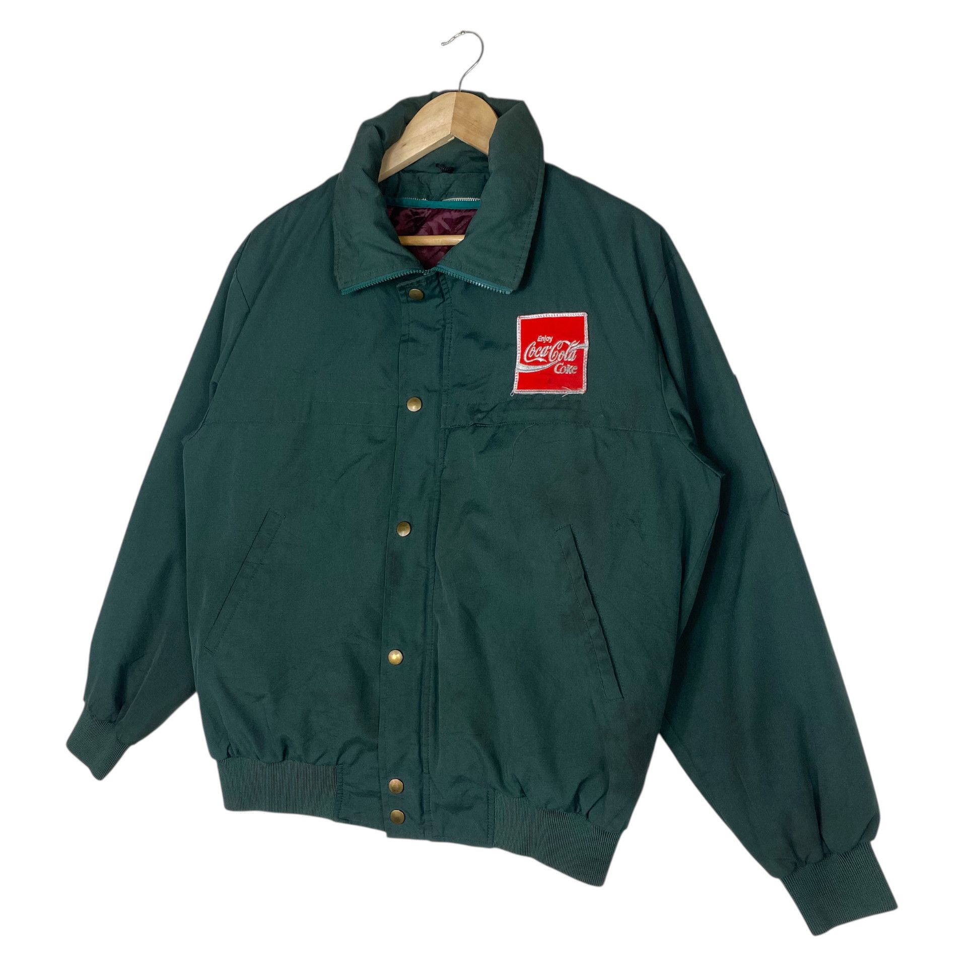 Coca Cola 💥80s COKE JAPANESE WORKER JACKET Size US M / EU 48-50 / 2 - 2 Thumbnail