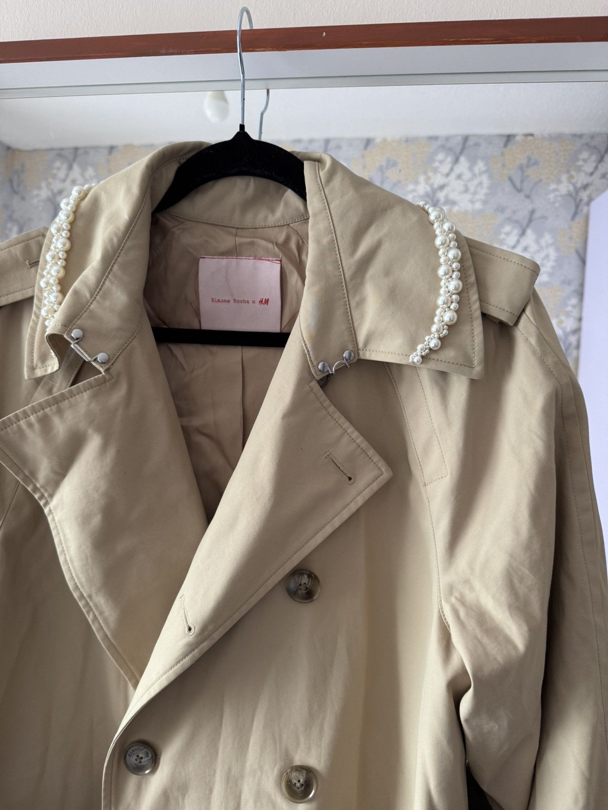 Simone Rocha Simonе Rocha H&M rare water-repellent coat with faux pearls Size M / US 6-8 / IT 42-44 - 2 Thumbnail