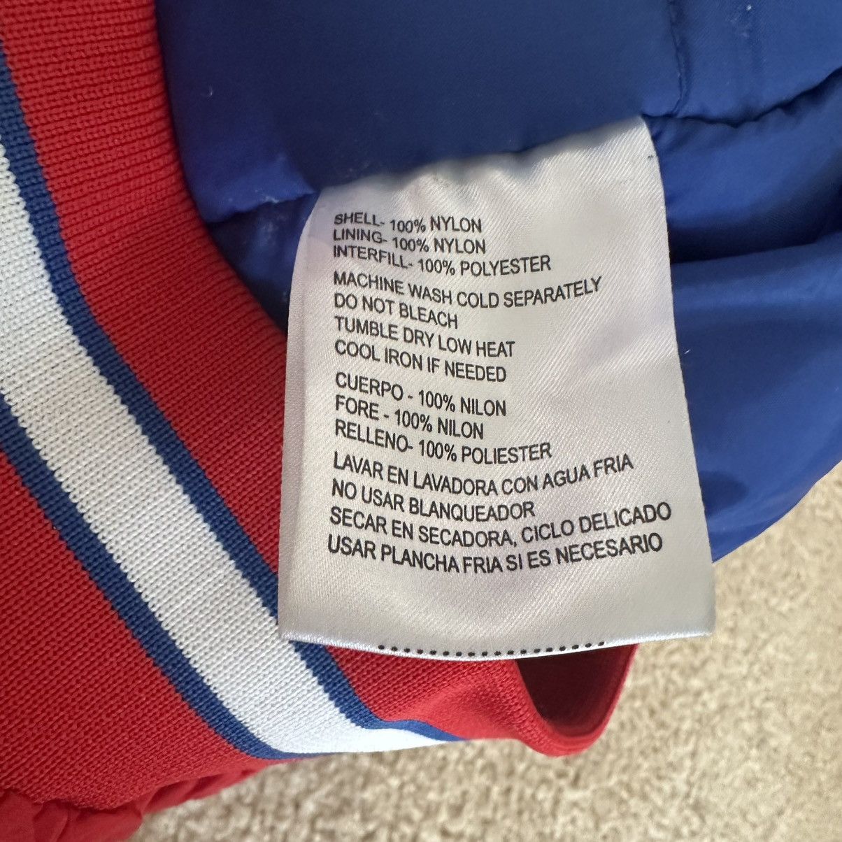 NFL × Reebok × Vintage VTG New York Giants Hooded Coat NFL Reebok Gridiron Classic Size US XL / EU 56 / 4 - 12 Thumbnail