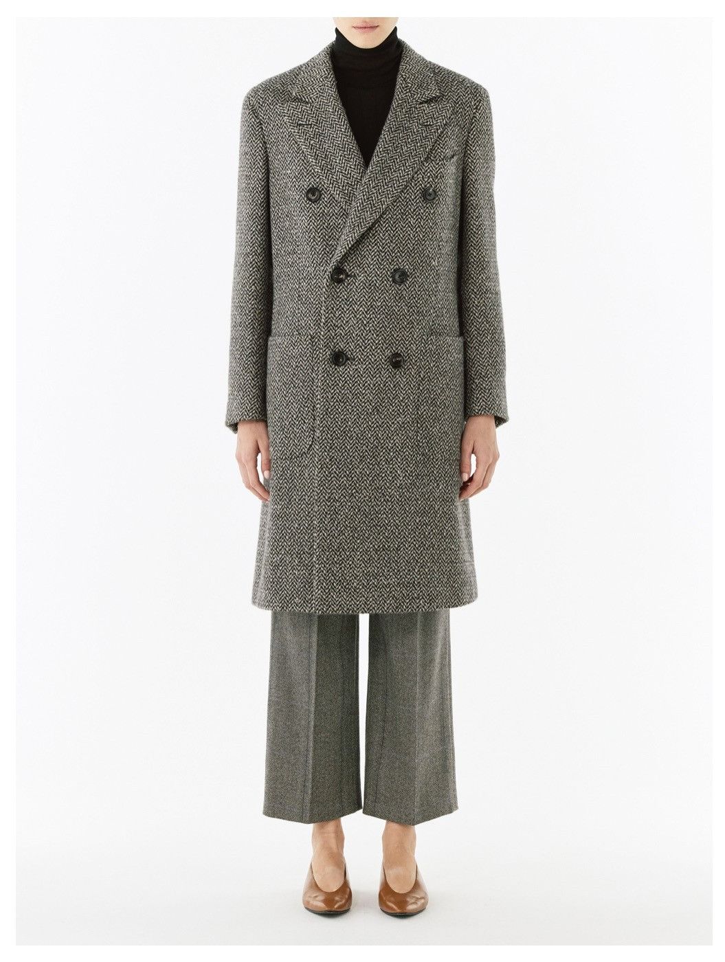 Loro Piana o1srvl11e1125 FAN1335 Herwin Coat in Grey Size M / US 6-8 / IT 42-44 - 3 Thumbnail