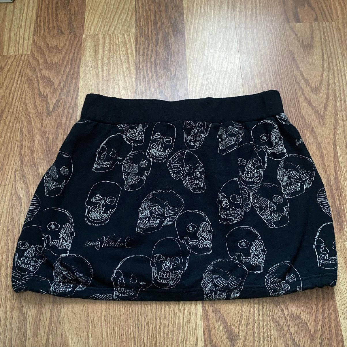 Andy Warhol × Hysteric Glamour hysteric glamour x andy warhol skull print mini skirt Size 26" / US 2 / IT 38 - 5 Thumbnail