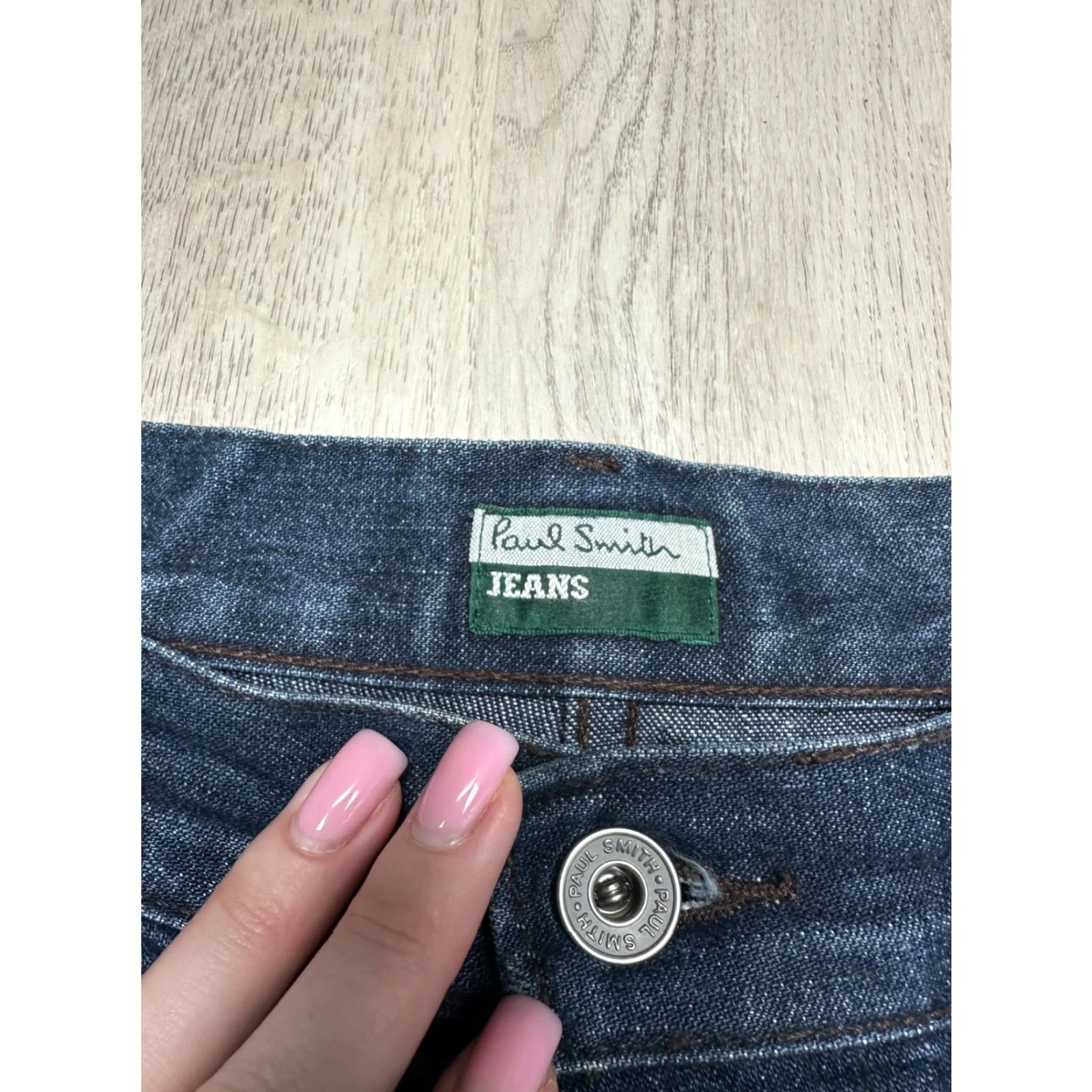 Paul Smith Paul Smith Jeans Denim Pants Mens Size 34 Blue Cotton Regular Straight Inseam 32" 76 cm 104 cm Knee Opening 22 cm Vintage No Size US 34 / EU 50 - 3 Thumbnail