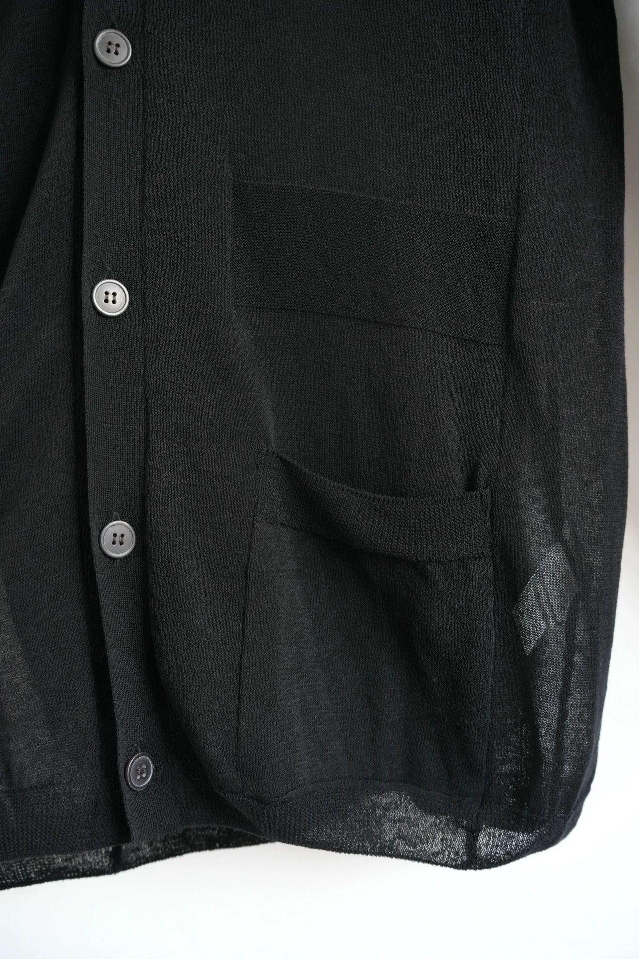 Yohji Yamamoto Yohji Yamamoto SS24 Men's Lace Knit Cardigan NWT Size US L / EU 52-54 / 3 - 4 Thumbnail