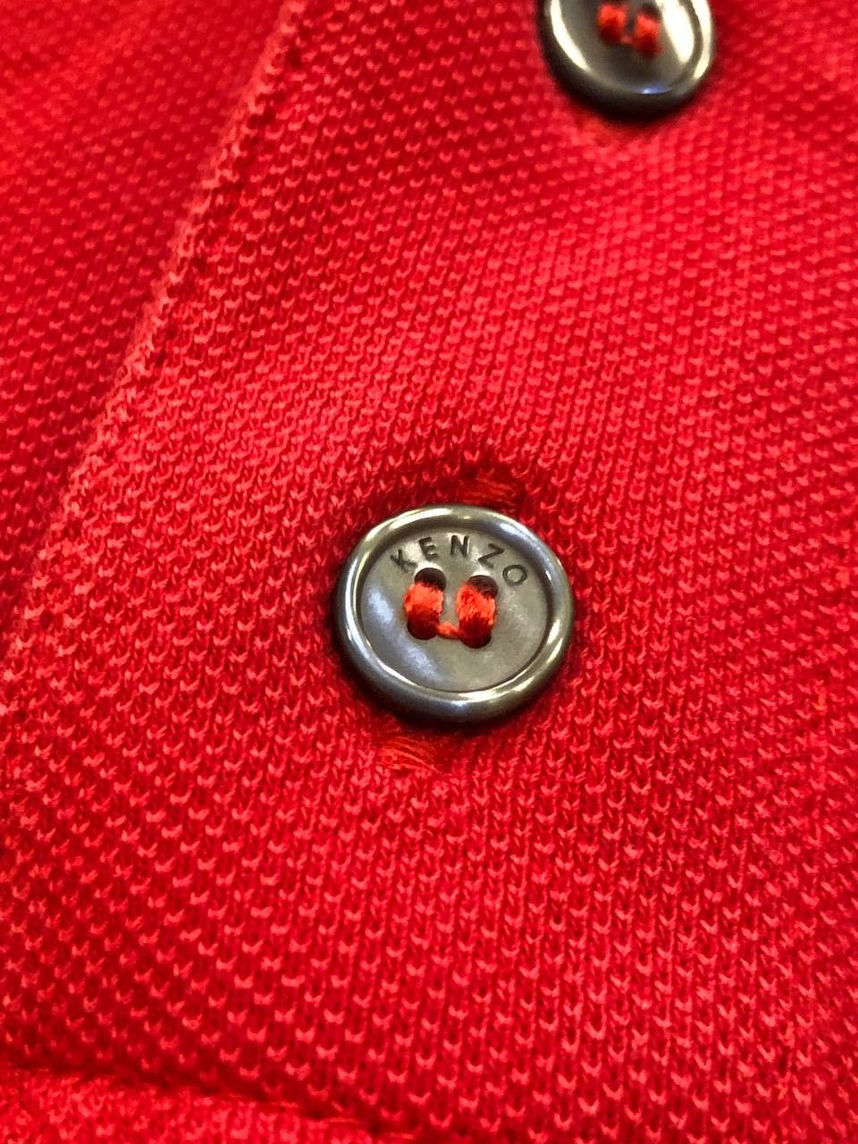 Kenzo Vintage T-shirt red Kenzo luxury polo logo crazy Y2K Size US S / EU 44-46 / 1 - 6 Thumbnail