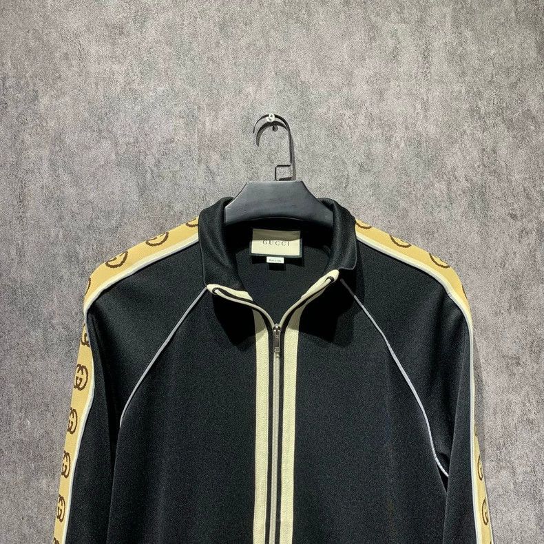 Gucci Gucci Black side logo striped jacket 2501-Nextarrow Size US XS / EU 42 / 0 - 5 Thumbnail