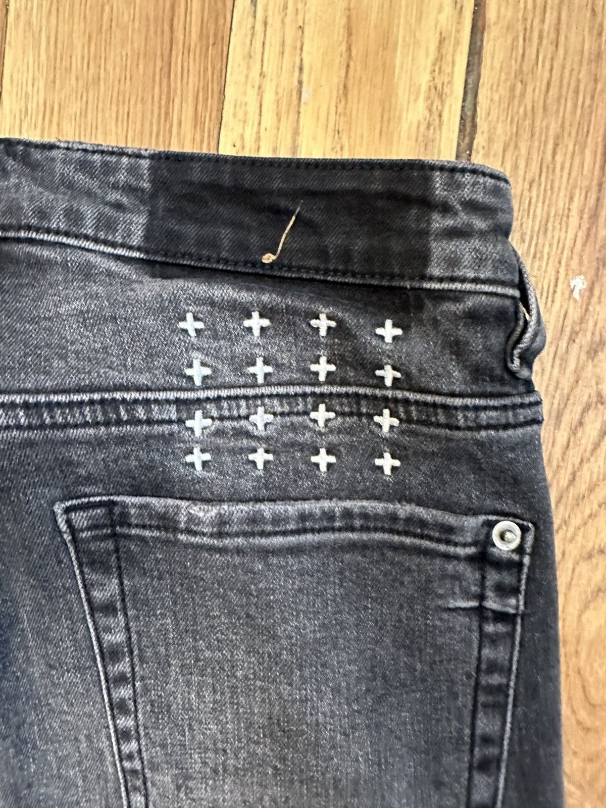 Ksubi Ksubi Zipper Flare Plain Gray Denim Jeans Size 28 Size US 28 / EU 44 - 4 Thumbnail