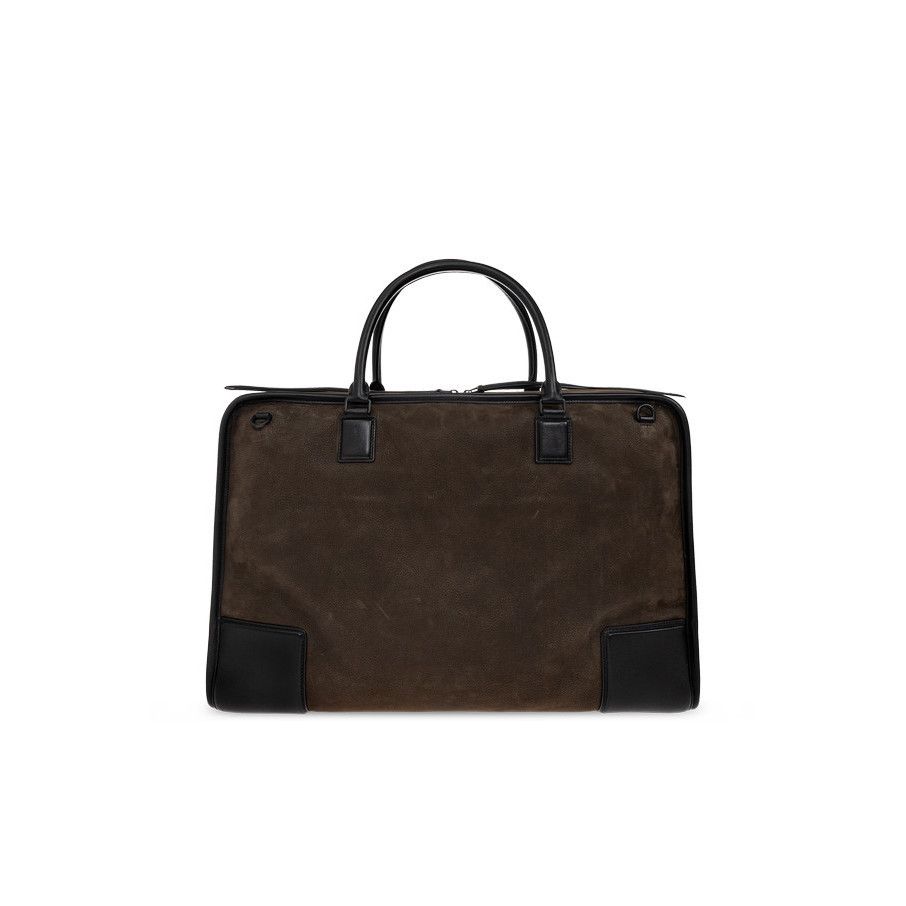 Loewe LOEWE $5400 Amazona 180 Khaki Nubuck Duffle Bag New & Authen Size ONE SIZE - 1 Thumbnail