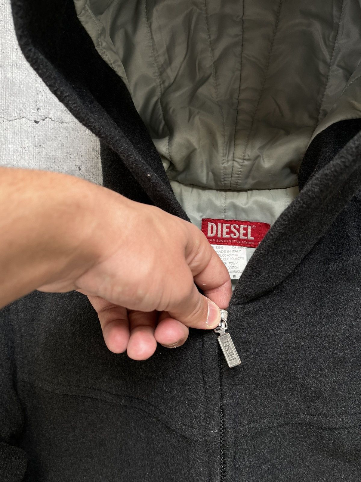 Diesel Diesel Black Gold Heavy Wool Coat Size US M / EU 48-50 / 2 - 4 Thumbnail