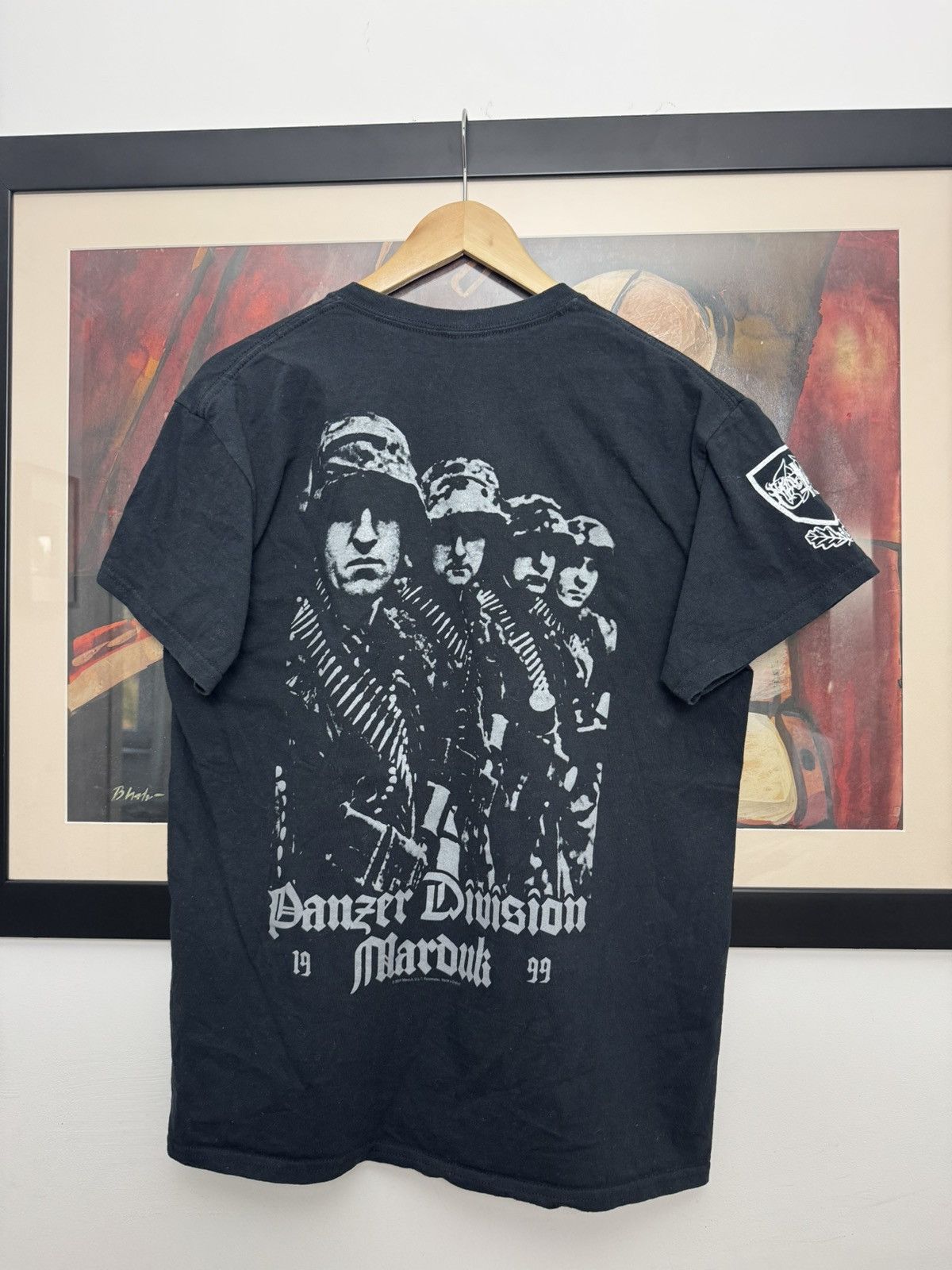 Band Tees Rare Marduk Panzer Division Black Metal Band Tee Print Size US L / EU 52-54 / 3 - 2 Thumbnail