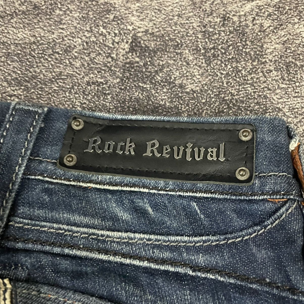 If Six Was Nine × Le Grande Bleu (L.G.B.) × Rock Revival Rock revival jeans pants Size 29" - 4 Thumbnail