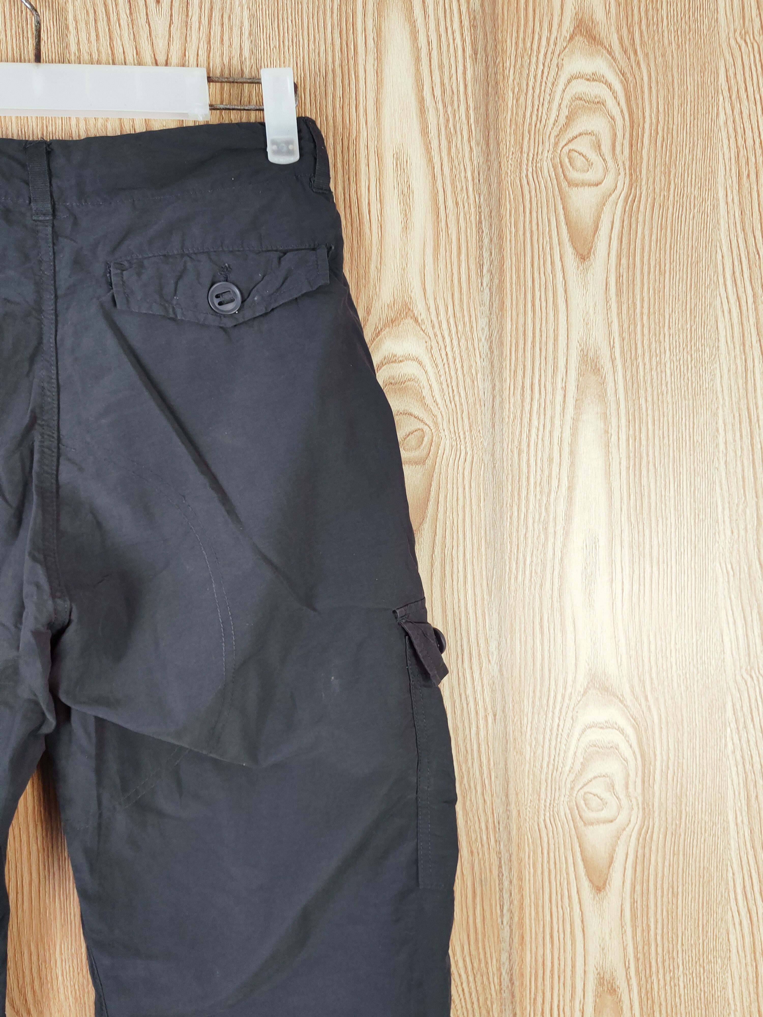 Japanese Brand Spinash Black Multipocket Cargo Short Pants #W450 Size US 28 / EU 44 - 10 Thumbnail