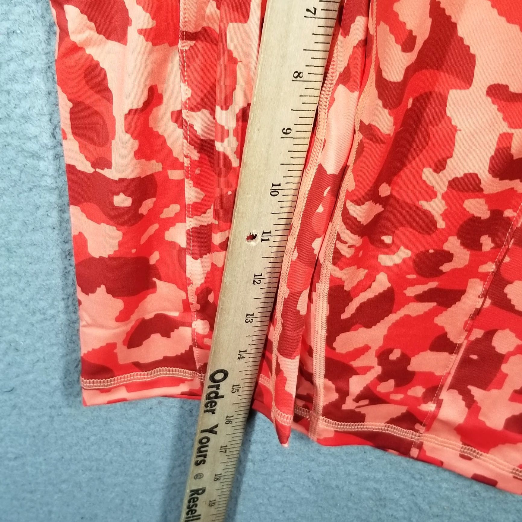 Nike VINTAGE Nike Osaka Court 3/4 Tennis Leggings XS Zip Front Closure Camouflage Leggings Womens Nike Collection 90s Concert Sports Size 26" / US 2 / IT 38 - 6 Thumbnail