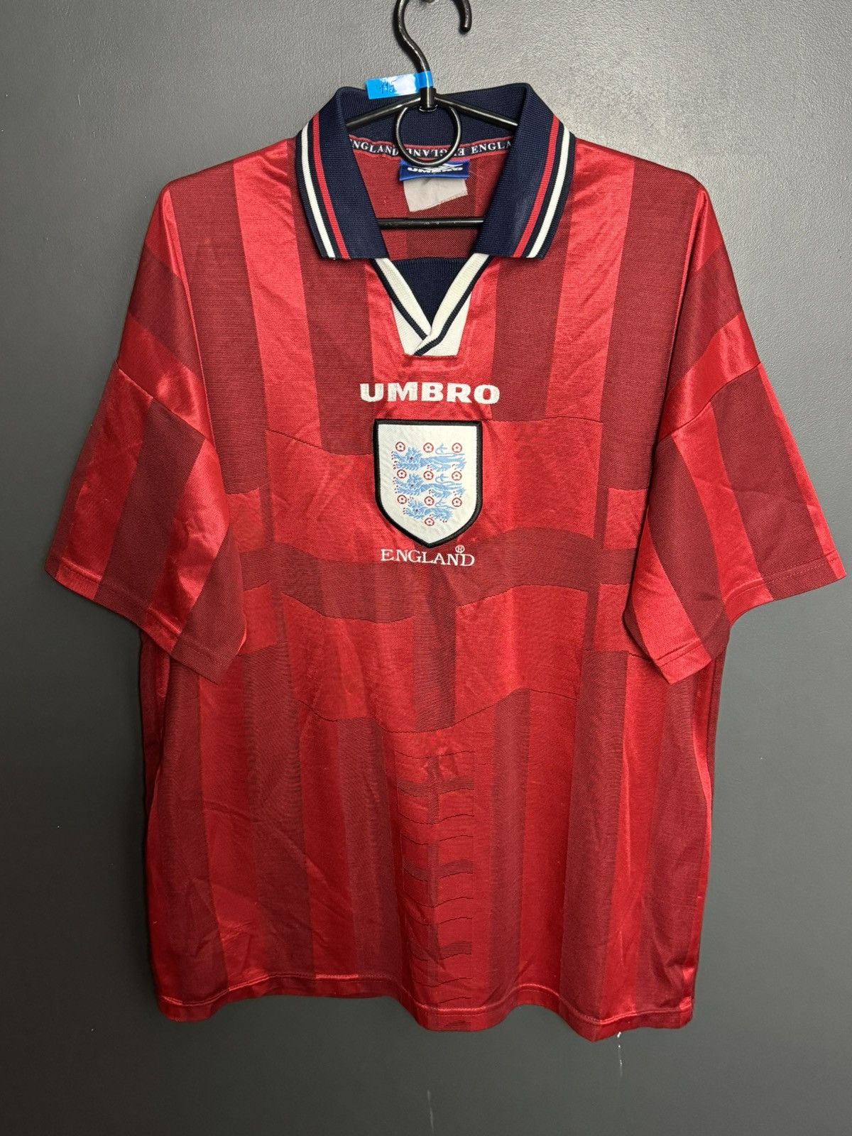 Umbro England National Team 97/99 Away Football Jersey T-Shirt Size US L / EU 52-54 / 3 - 1 Thumbnail