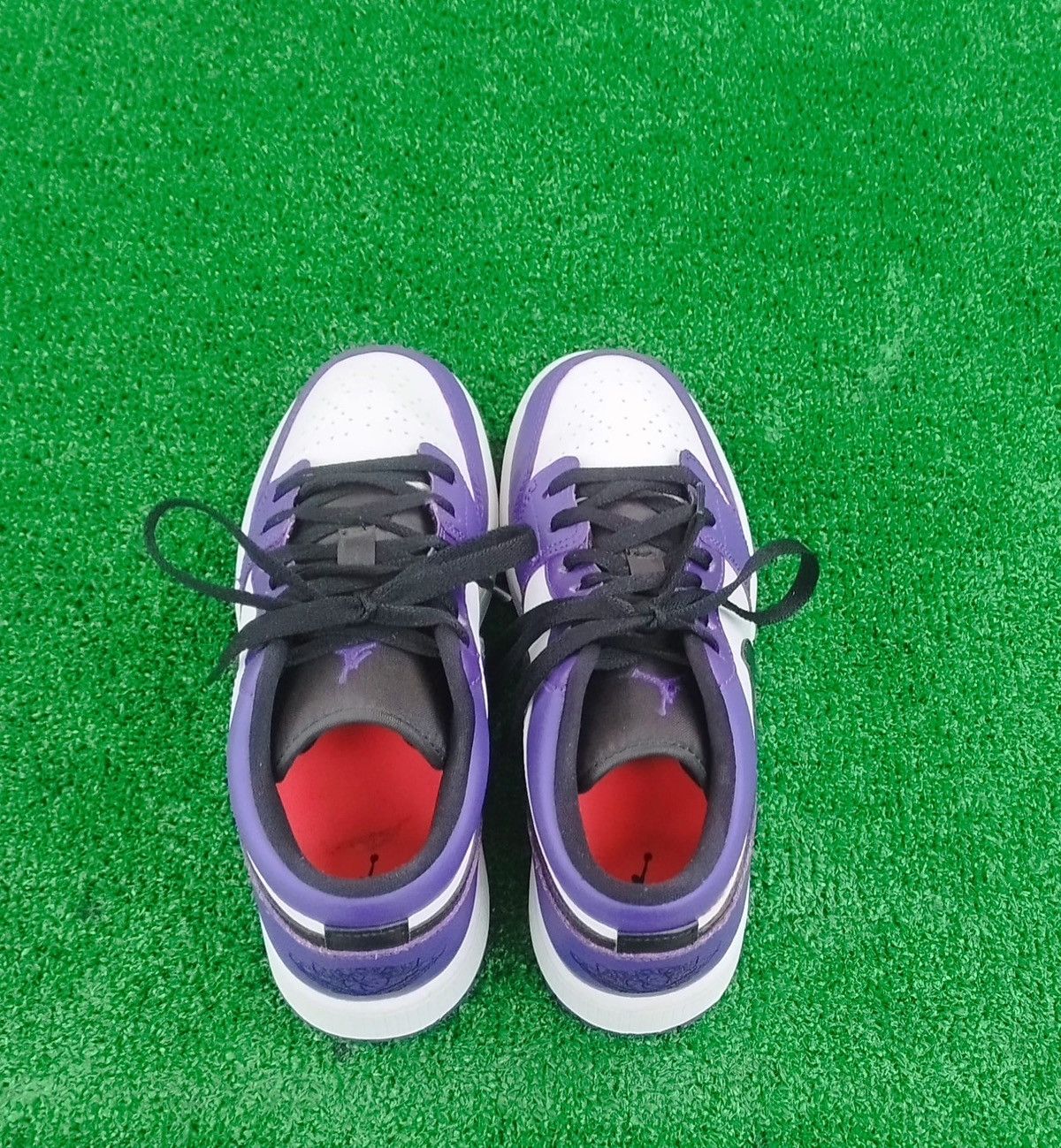 Jordan Brand Shoes Air Jordan 1 Low GS 'Court Purple' Size US 9 / IT 39 - 5 Thumbnail
