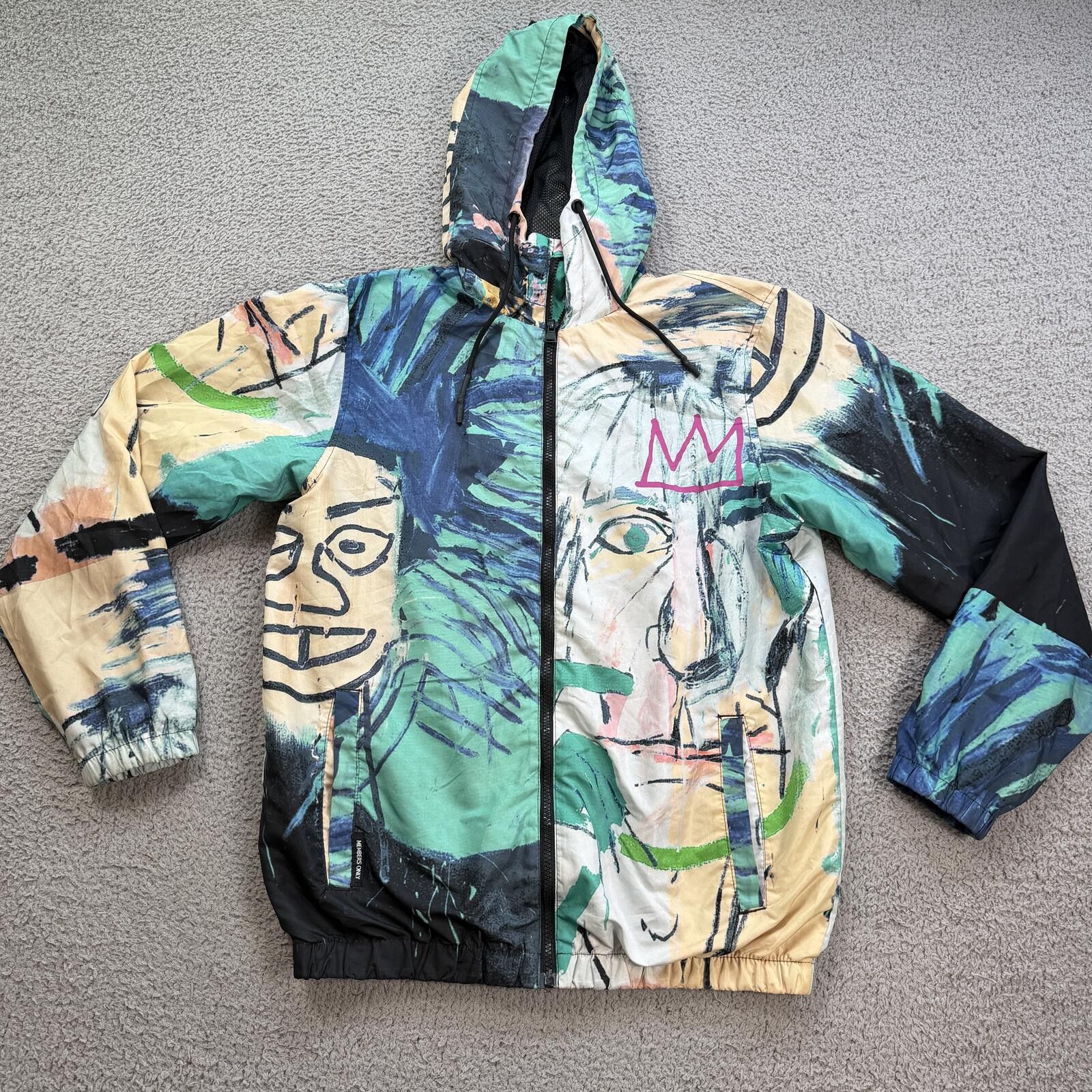 Members Only Jean Michel Basquiat Members Only Windbreaker Jacket S Art Size US S / EU 44-46 / 1 - 1 Thumbnail