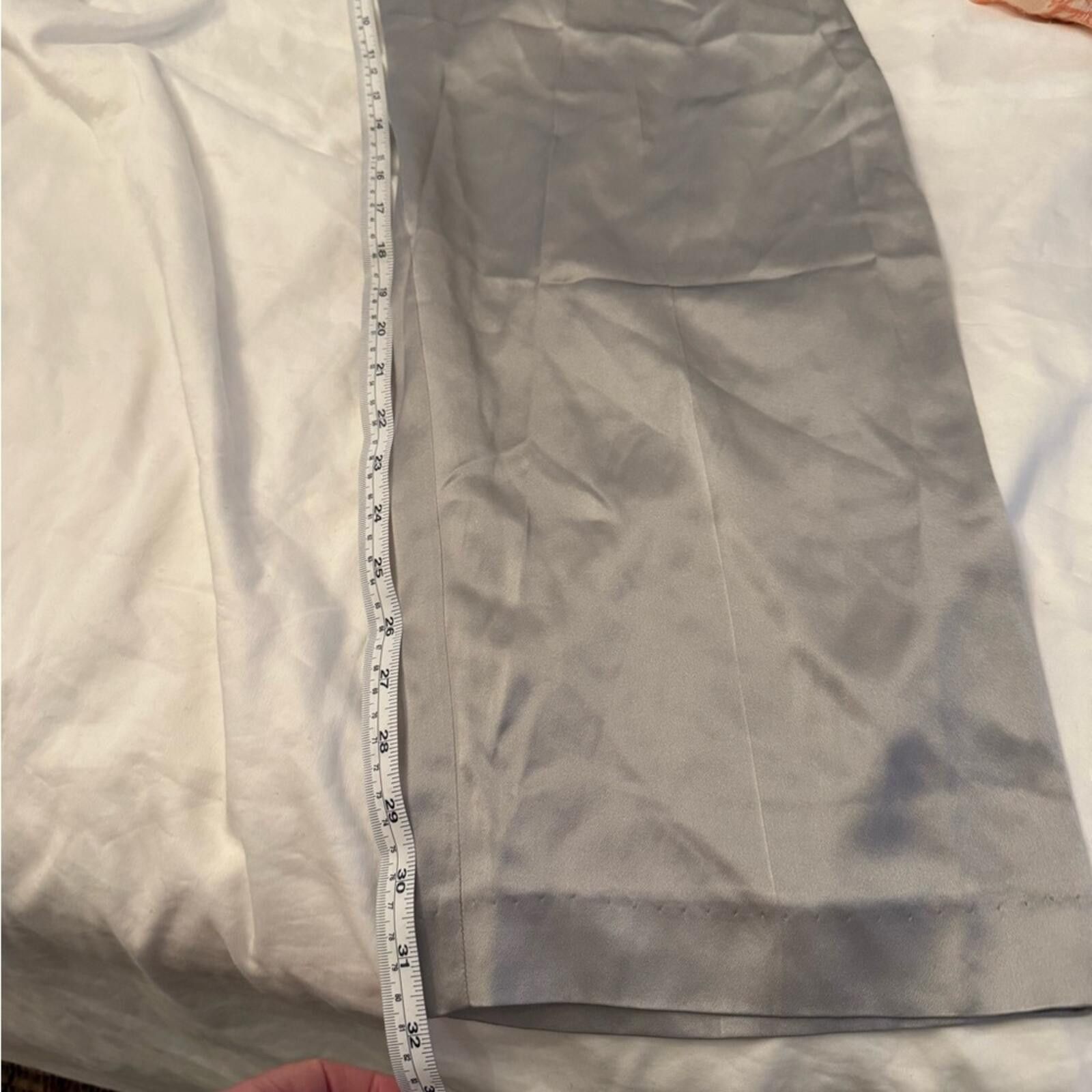 Joseph Joseph Jack Silk Satin Pants, Size 44 or US 14 Size 36" / US 14 / IT 50 - 8 Thumbnail