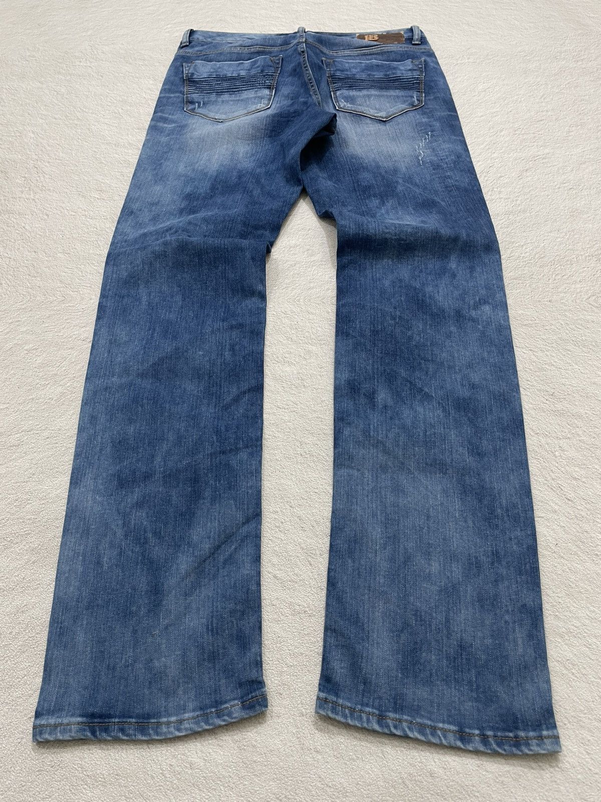 Hysteric Glamour 2000s Acid Wash Denim Distressed Jeans Y2K Size US 31 - 6 Thumbnail