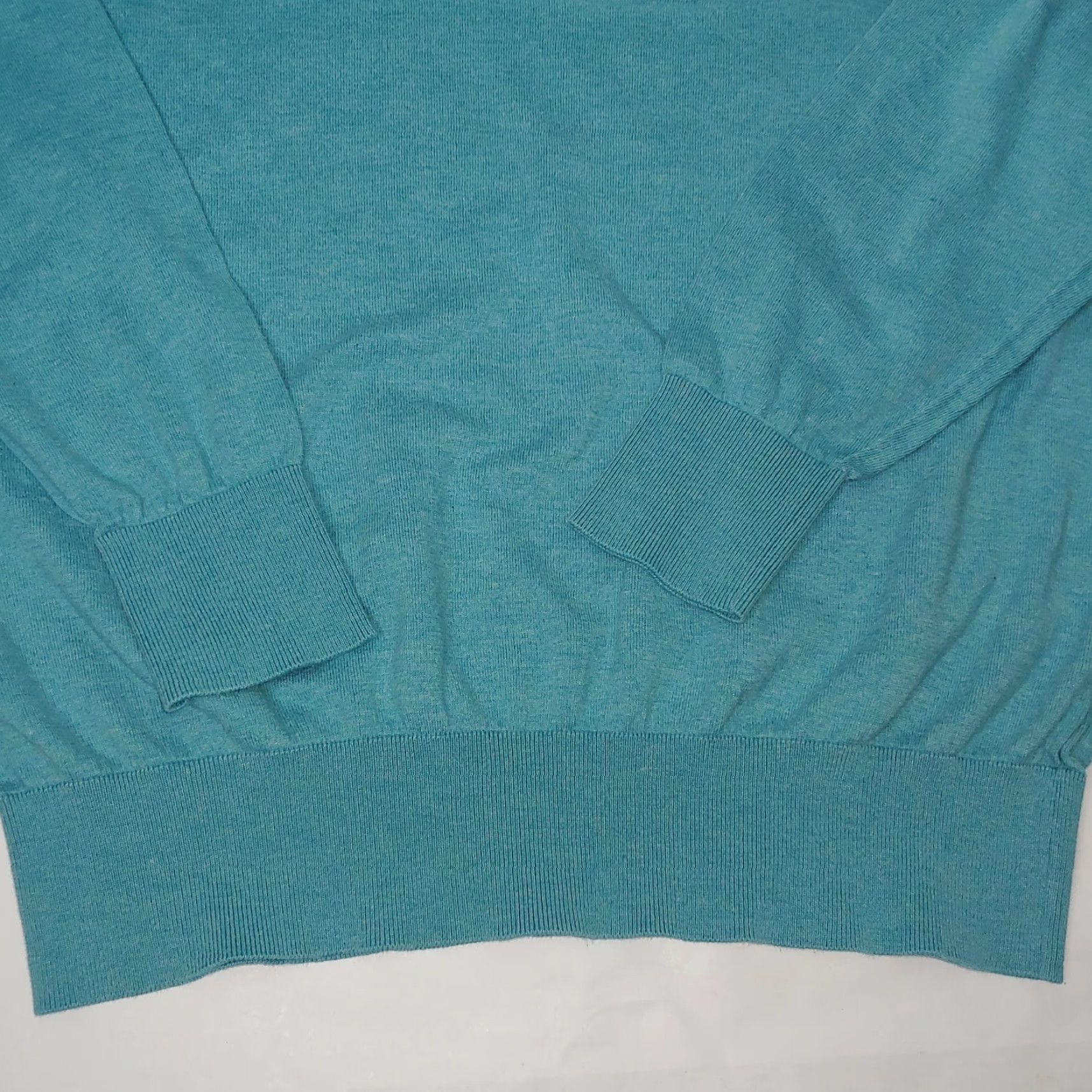 Peter Millar PETER MILLAR Sweater Medium V-Neck Pullover Cotton Silk Blend Blue Classic Mens Size US M / EU 48-50 / 2 - 5 Thumbnail