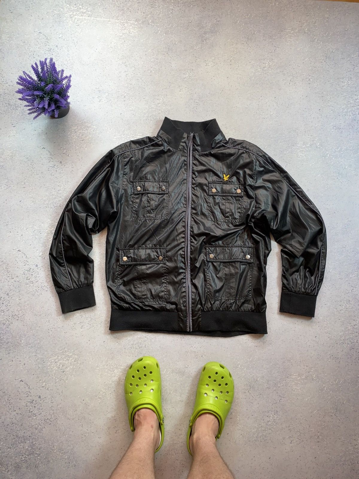 Lyle & Scott Lyle Scott Men’s Black Light Jacket Size Large Size US L / EU 52-54 / 3 - 2 Thumbnail