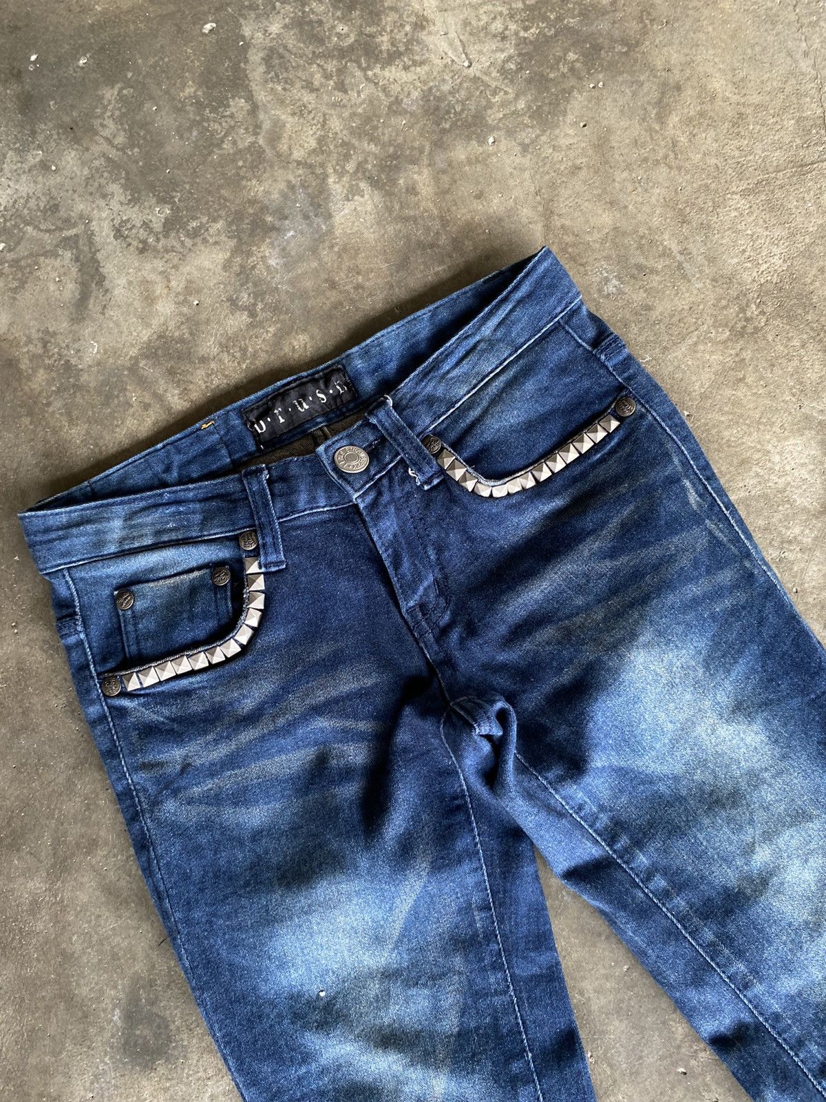 Japanese Brand BRUSH IFSIXWASNINE DENIM PANTS Size 27" / US 4 / IT 40 - 2 Thumbnail