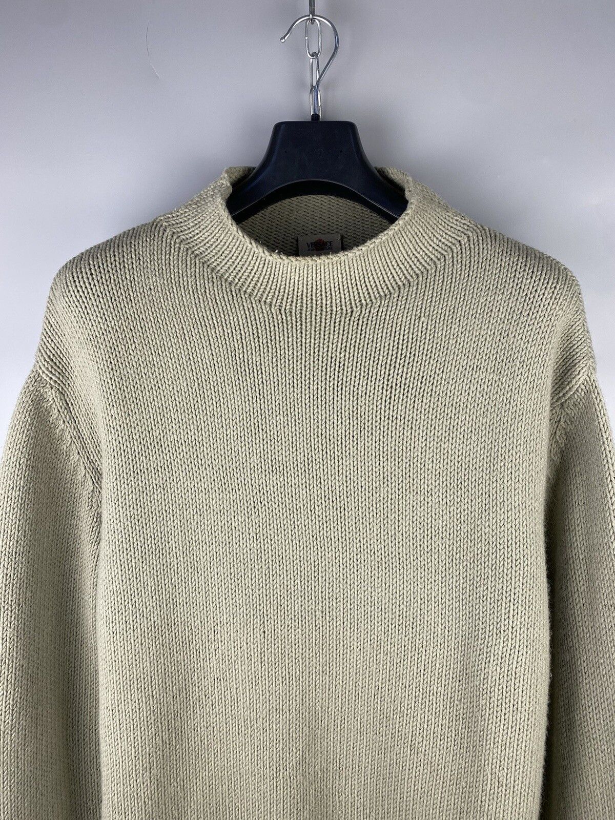 Versace Jeans Couture Vintage Versace Couture Wool Knit Sweater Pullover Size US XXL / EU 58 / 5 - 3 Thumbnail