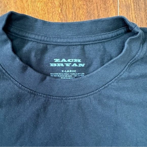 Band Tees NEW ZACH BRYAN TOUR BLACK T-SHIRT SZ EXTRA LARGE XL Size US XL / EU 56 / 4 - 3 Thumbnail