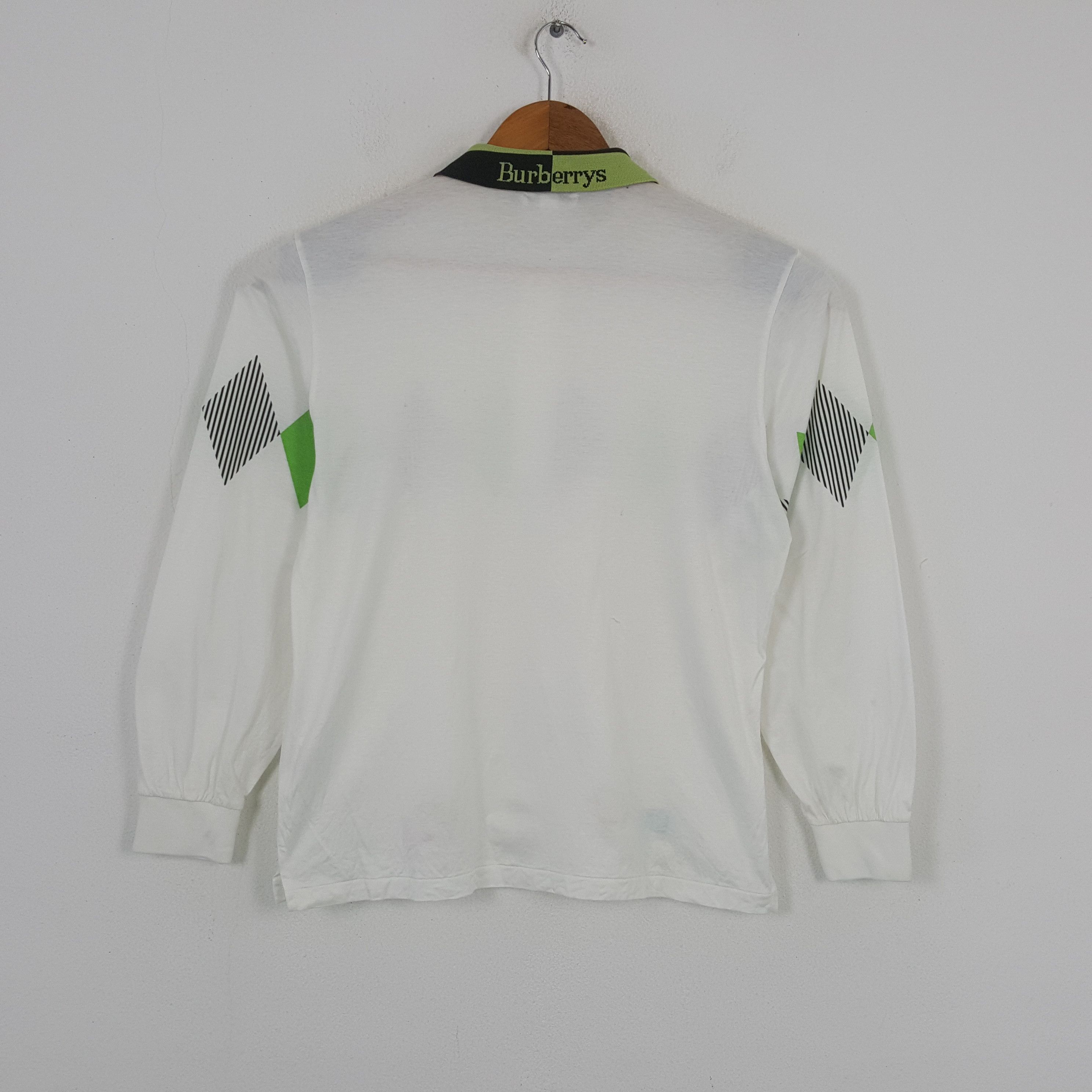 Burberry × Vintage Vintage Burberrys Fashion Brand Rare Polo Shirt C276N72 Size US M / EU 48-50 / 2 - 3 Thumbnail